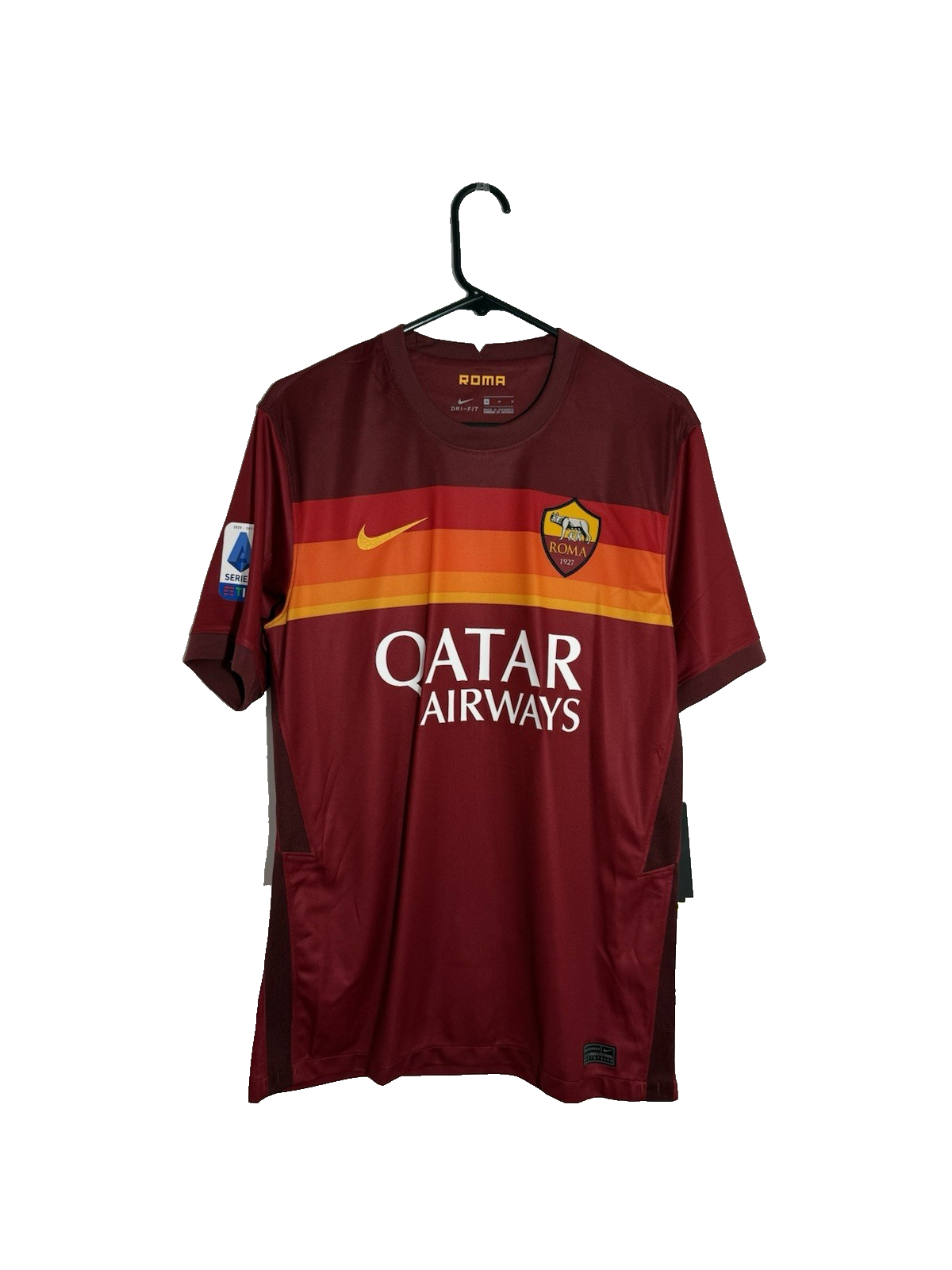 AS Roma Zaniolo #22 2020/21 Home Medium Shirt Nike BNWT CD4248-614