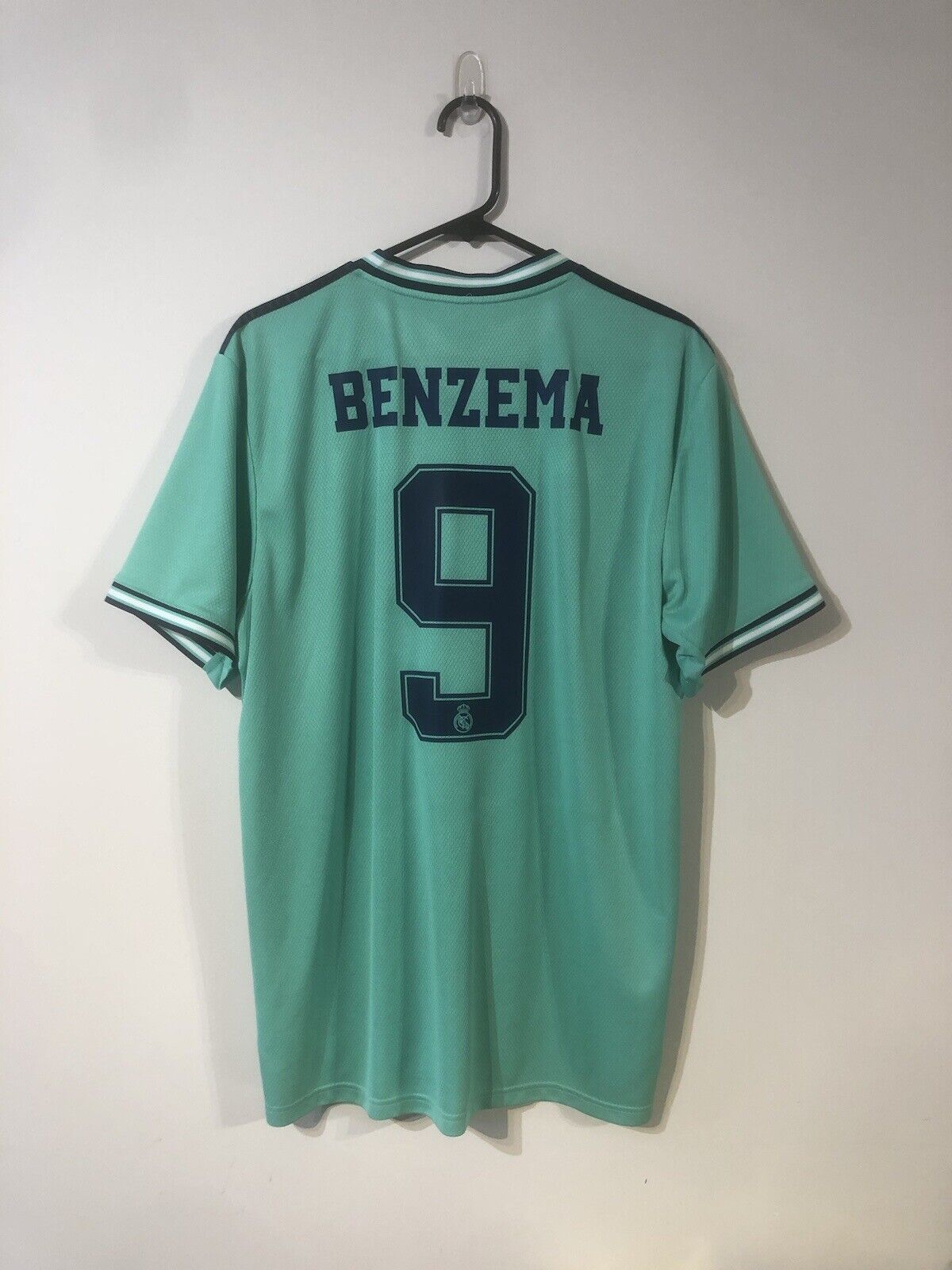 Benezma #9 Real Madrid 2019/20 XL 3rd Shirt Adidas Excellent Condition