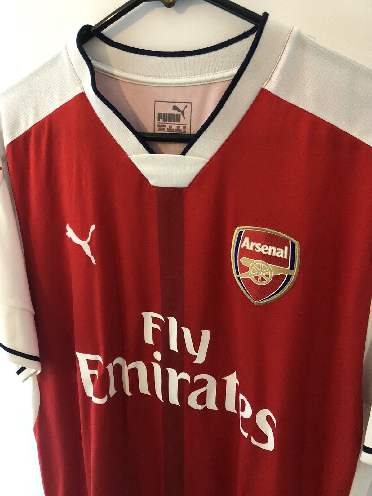 Ramsey #8 Arsenal 2016/17 Xl Home Shirt Puma Very Good Condition 749712