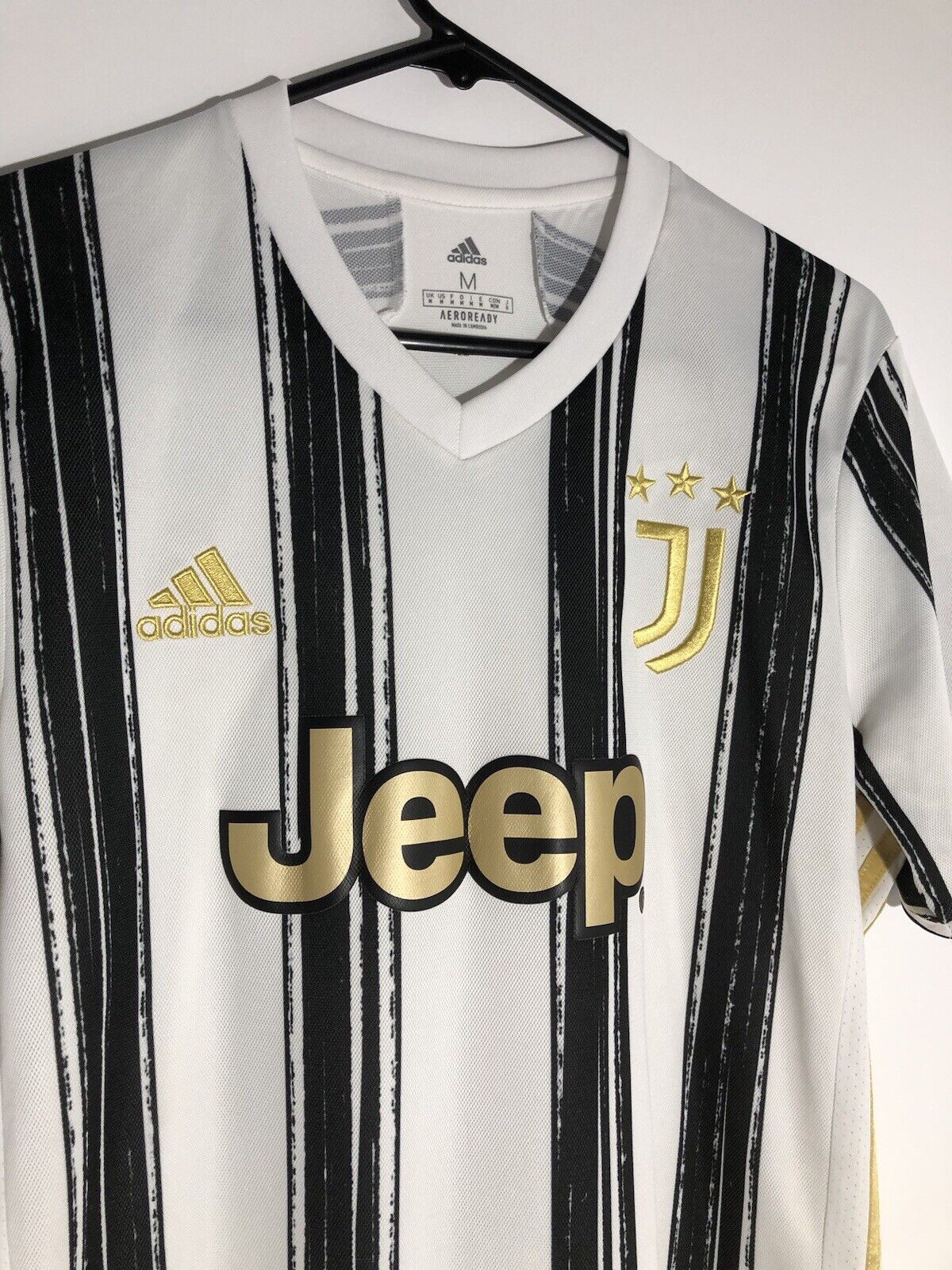 Cuadrado #16 Juventus 2020/21 Medium Home Shirt Adidas Excellent Conditio EI9894