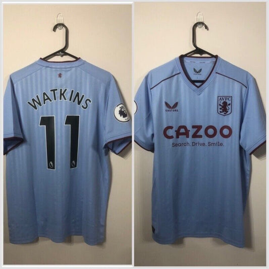 Watkins #11 Aston Villa Away Large 2022/23 Football Shirt BNWOT