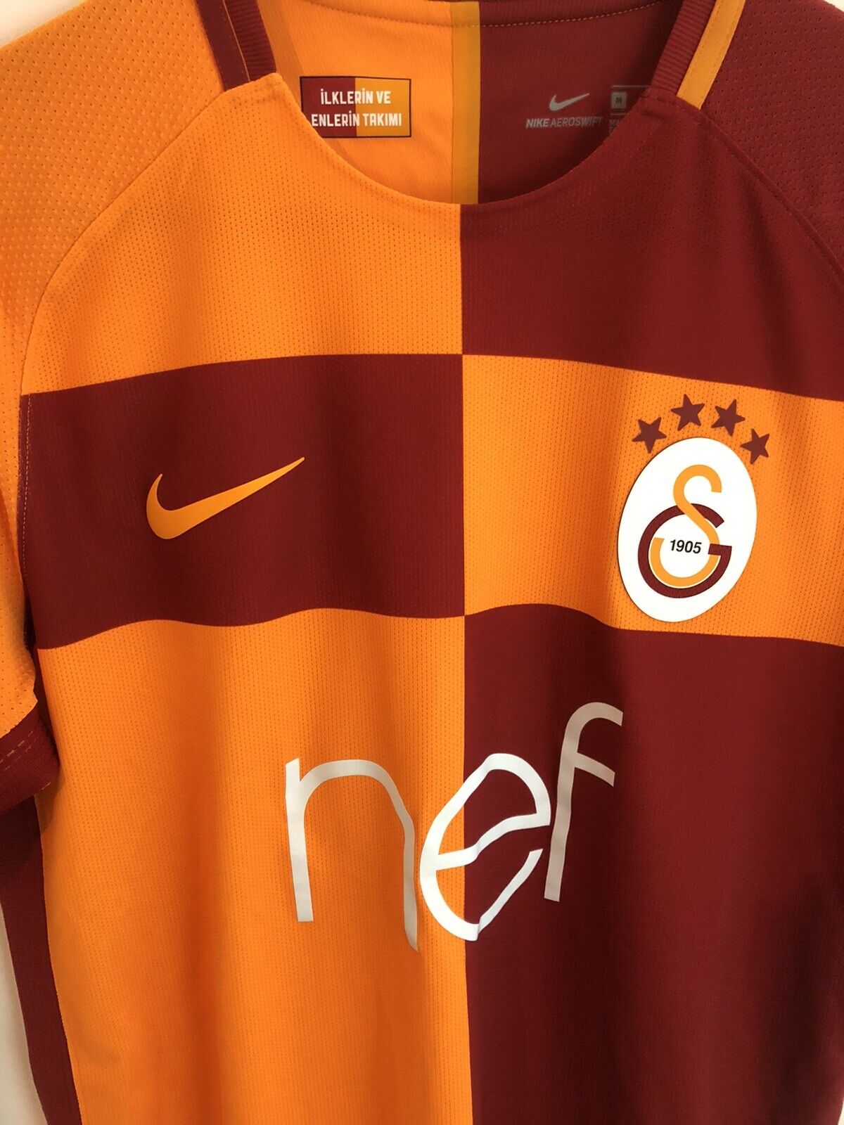 Galatasaray Medium Vaporknit Home 2017 18 Shirt Excellent Condition 850610 869