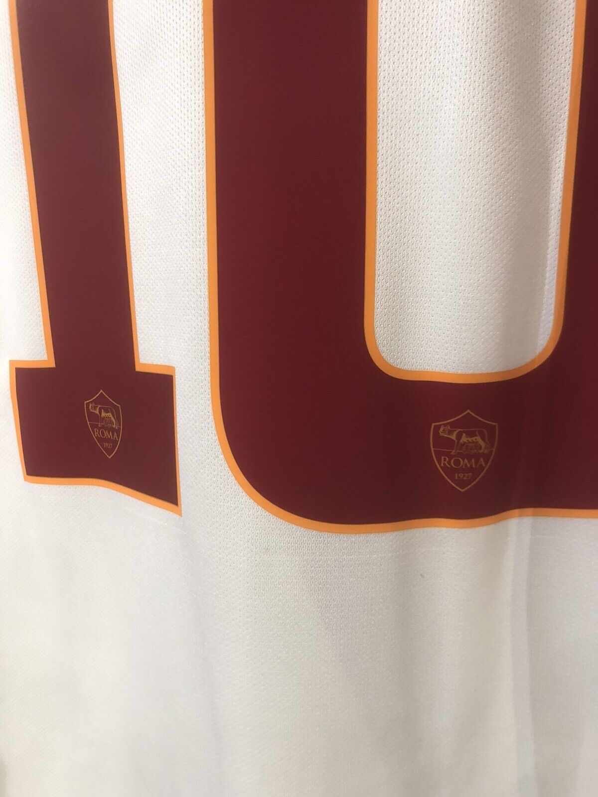Totti #10 AS Roma 2014/15 Away Small Football Shirt Nike Excellent Condition