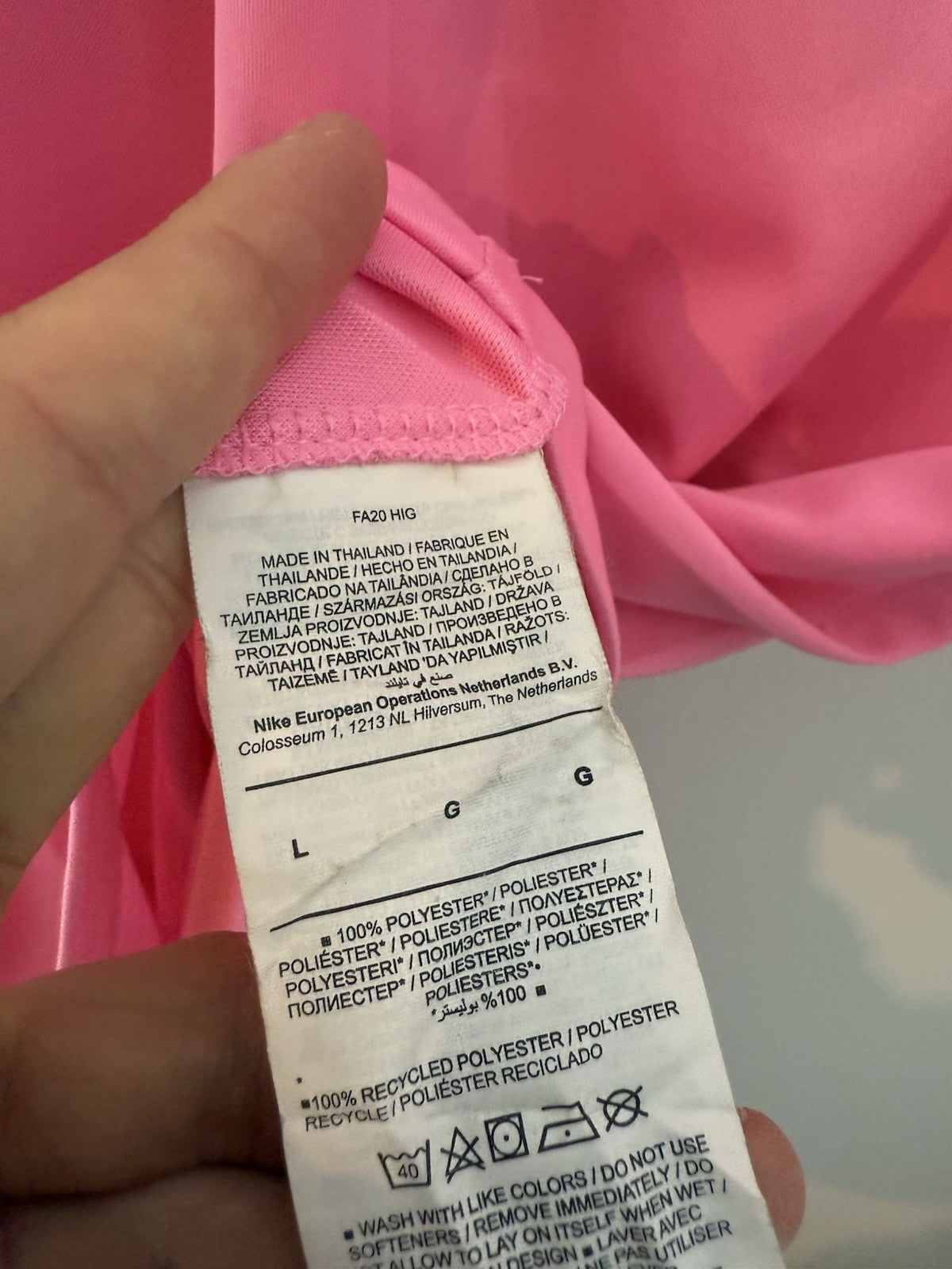 Barcelona Pique #3 2020/21 Large 3rd Shirt Excellent Condition CK7819-654