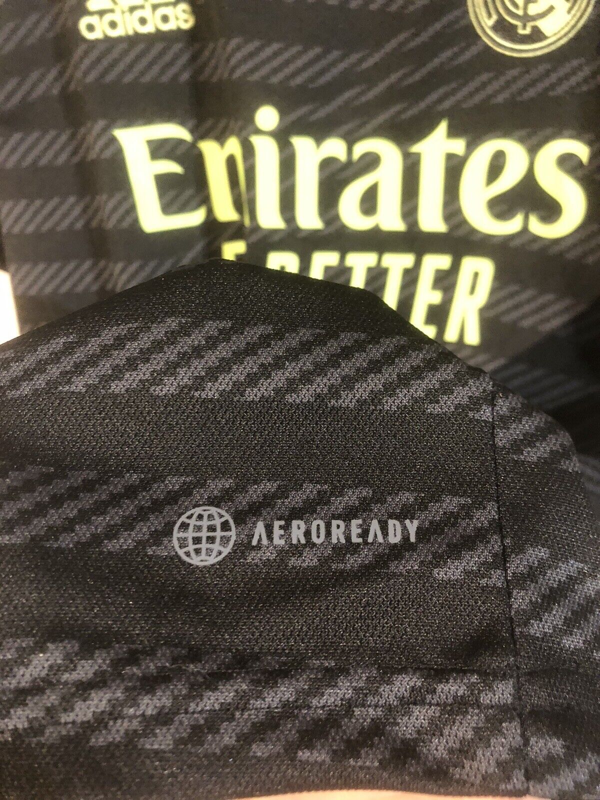 Vini Jr #20 Real Madrid 2022/23 3rd Medium Football Shirt Adidas BNWT