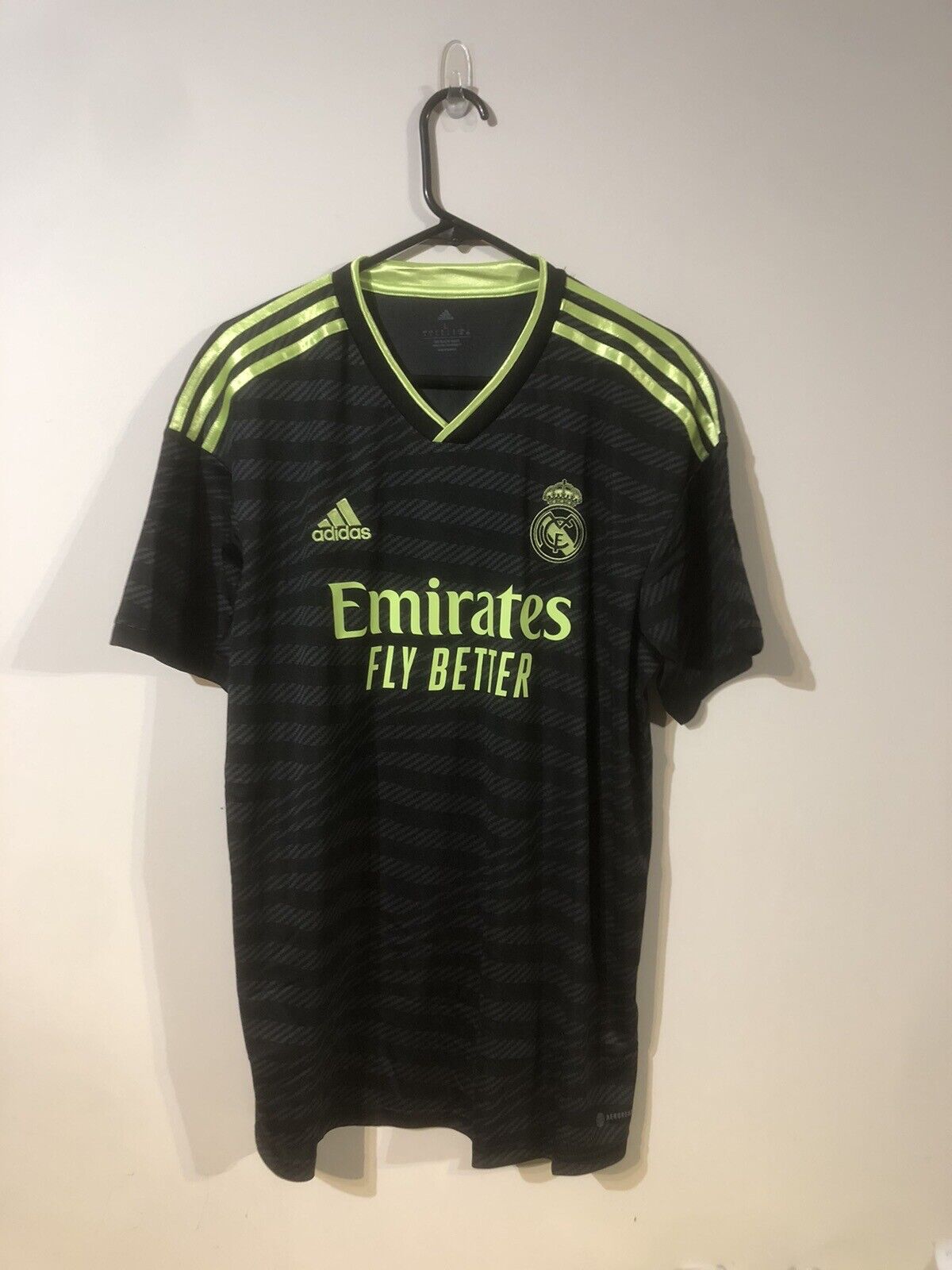 Benzema #9 Real Madrid 2022/23 3rd Large Football Shirt Adidas BNWT
