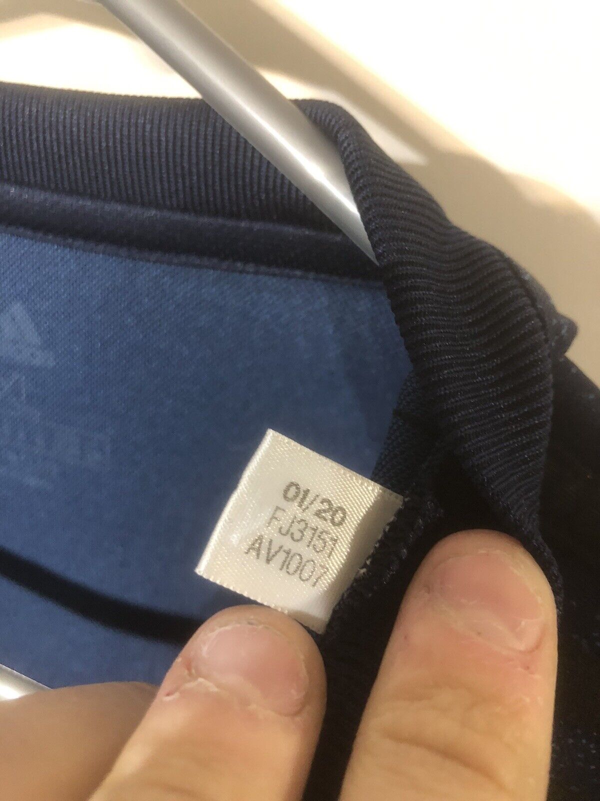 Benzema #9 Real Madrid 2019/20 X-Large Away Shirt Adidas Mint Condition