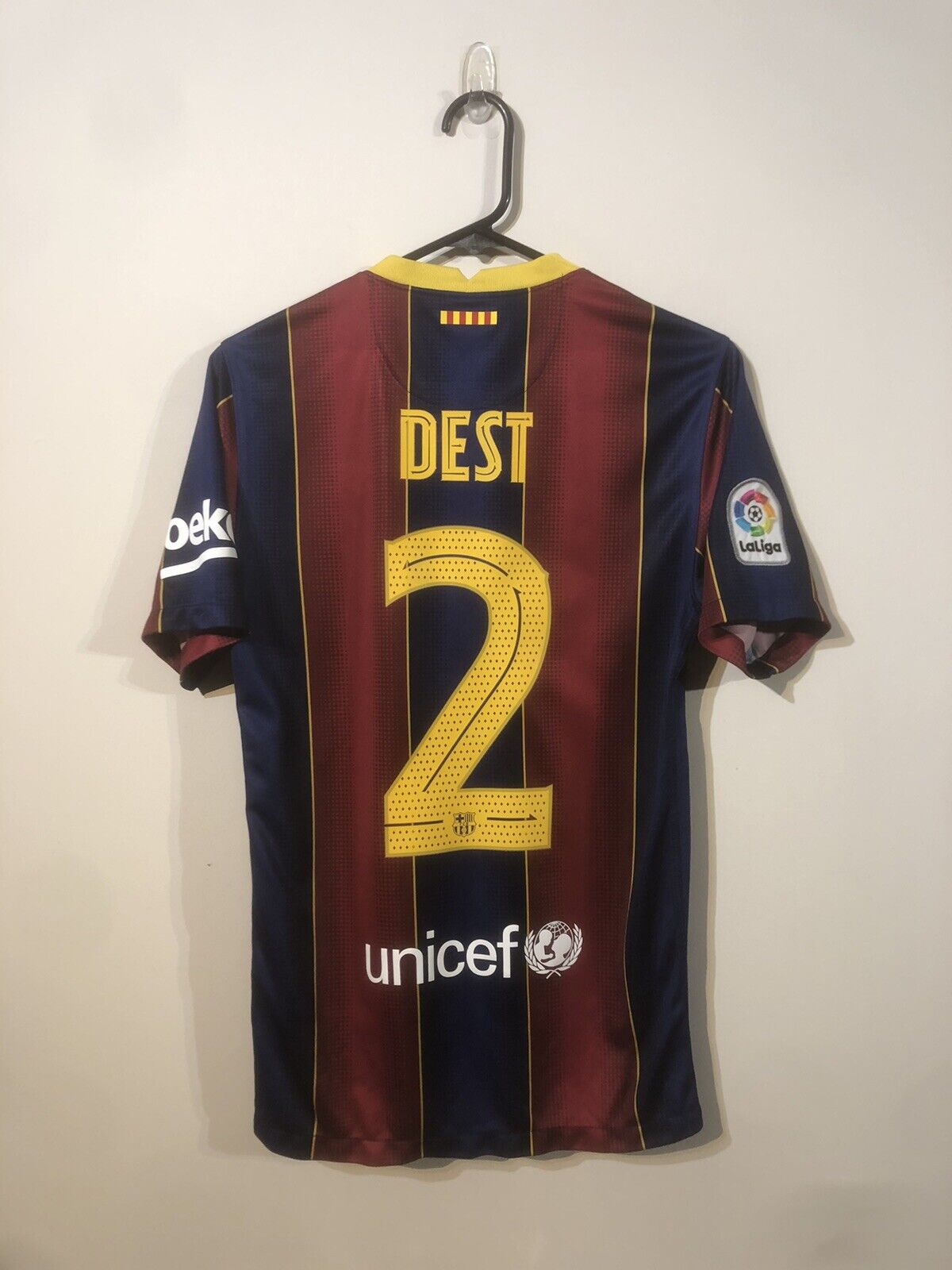 Dest #2 Barcelona Small 2020/21 Home Shirt Very Good Condition