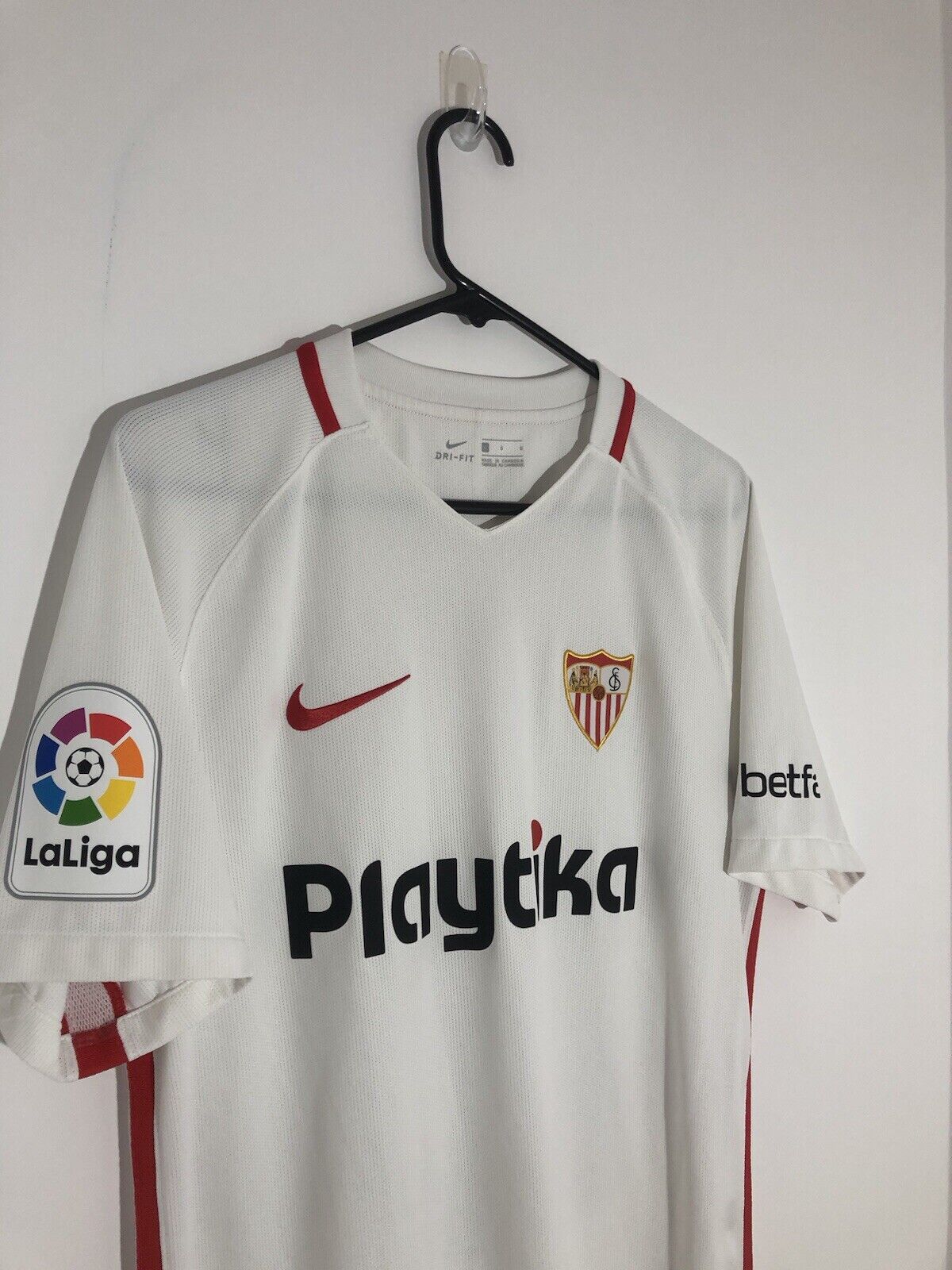 Ever Banega 10 Sevilla 2019 20 Home Large Shirt Excellent Condition 833017 102