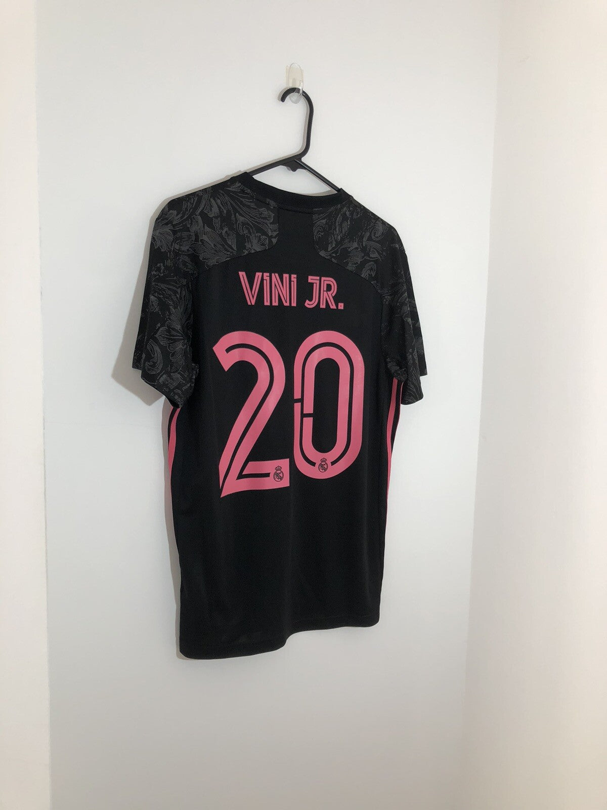 Vini Jr #20 Real Madrid 2020/21 Medium 3rd Shirt Excellent Condition GE0933