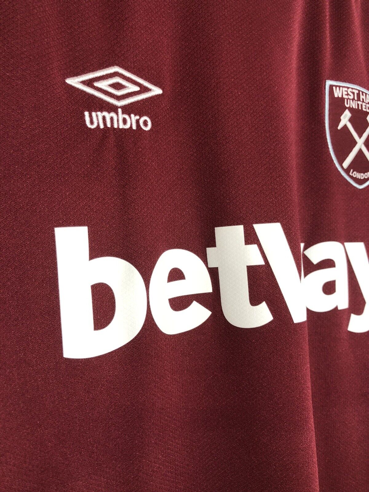 Bowen #20 West Ham United 2022/23 Medium Home Umbro Excellent Condition