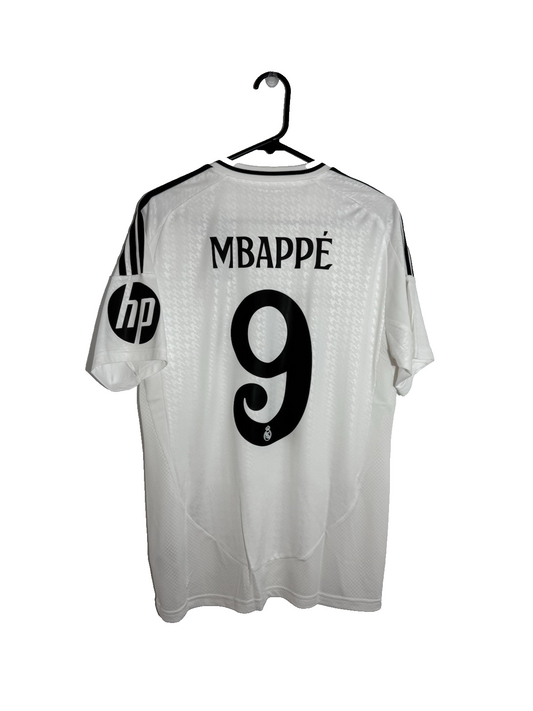 Real Madrid Mbappe #9 2024/25 Medium Home Shirt BNWT IU5011