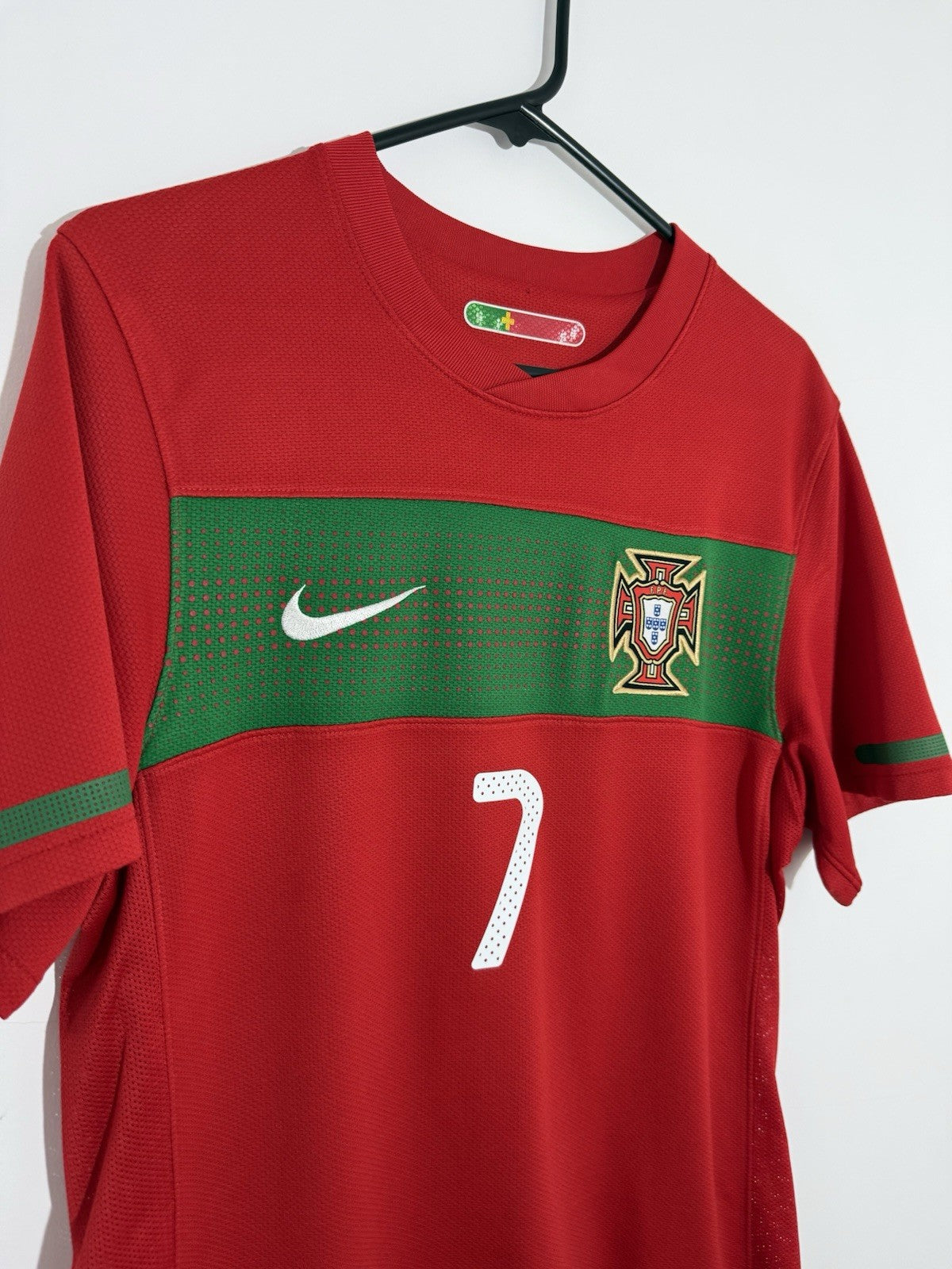 Portugal Ronaldo #7 2010 Home Small Shirt Nike Excellent Condition 376894-611