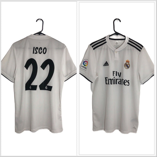 Isco 22 Real Madrid 2018 19 Home Medium Shirt Adidas Excellent Condition Cg0550