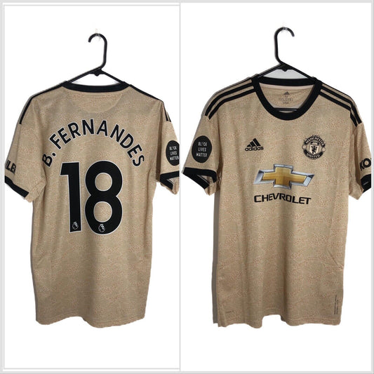 B Fernandes 18 Manchester United 2019 20 Away Medium Brand New With Tags Ed7388