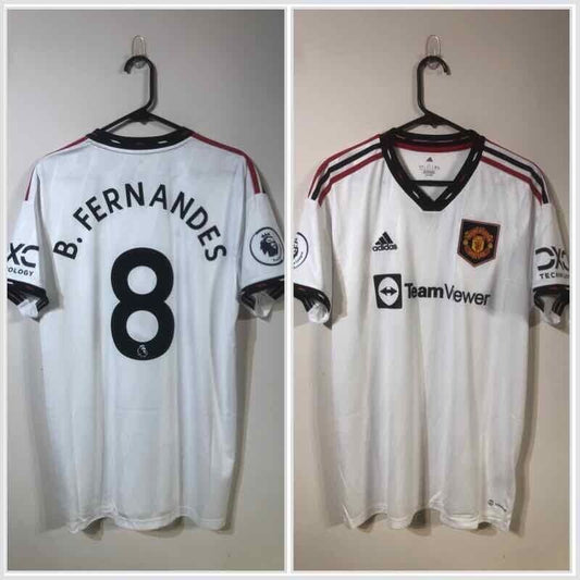 B. Fernandes #8 Manchester United 2022/23 Away Large Shirt Adidas BNWT