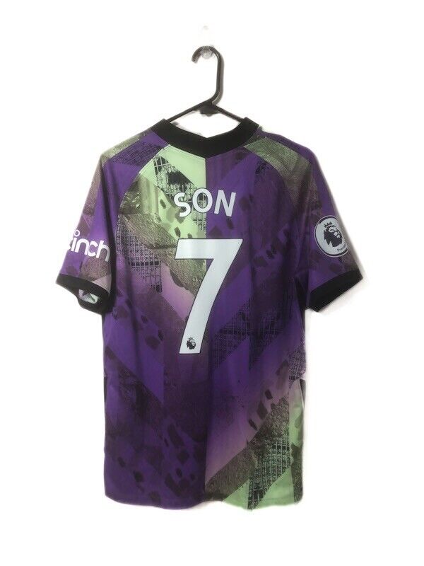 Son 7 Tottenham Hotspur 2021 22 Medium 3rd Shirt Excellent Condition Db5907 529