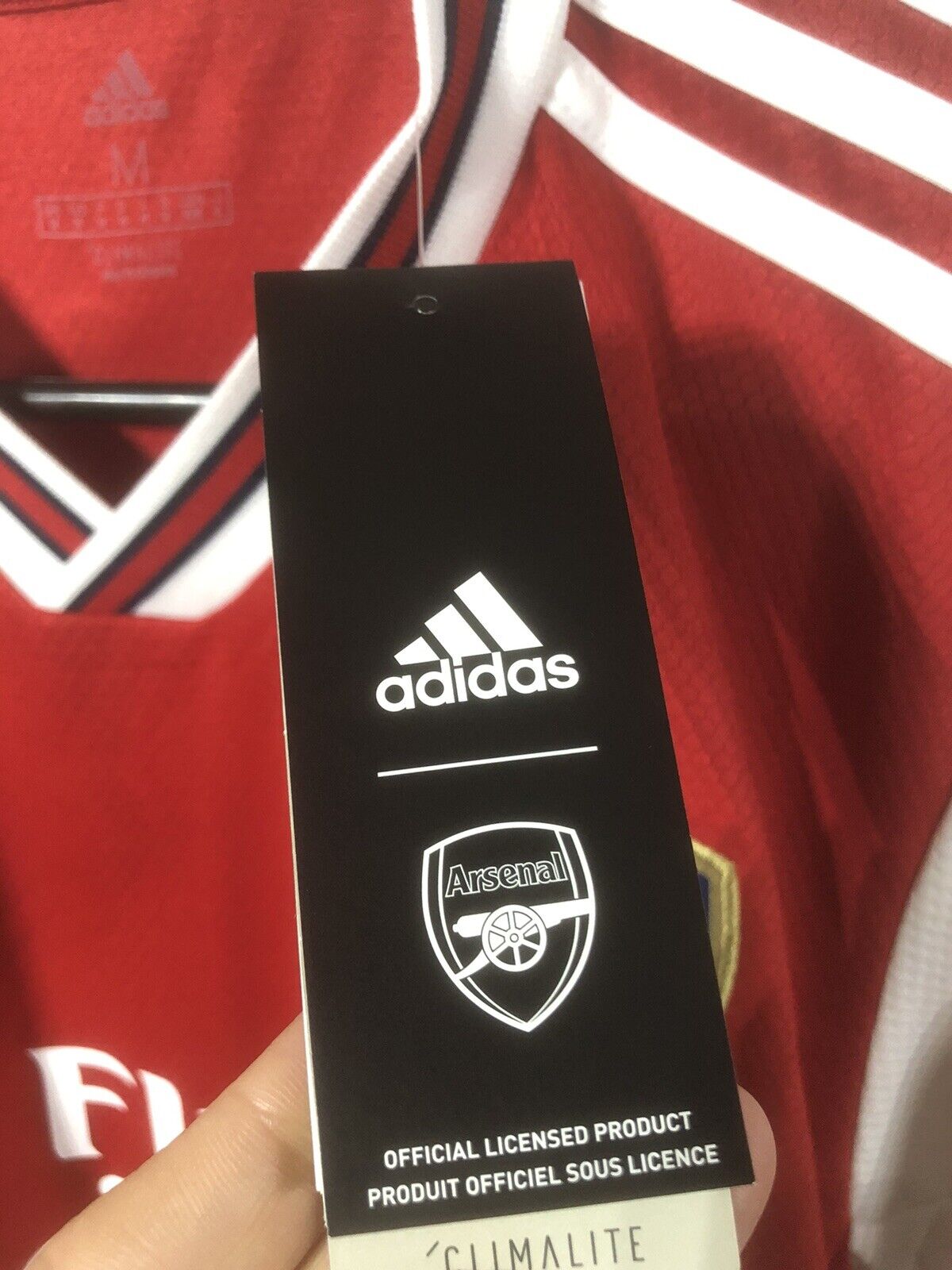 Saka #77 Arsenal 2019/20 Medium Home Shirt Adidas BNWT EH5637