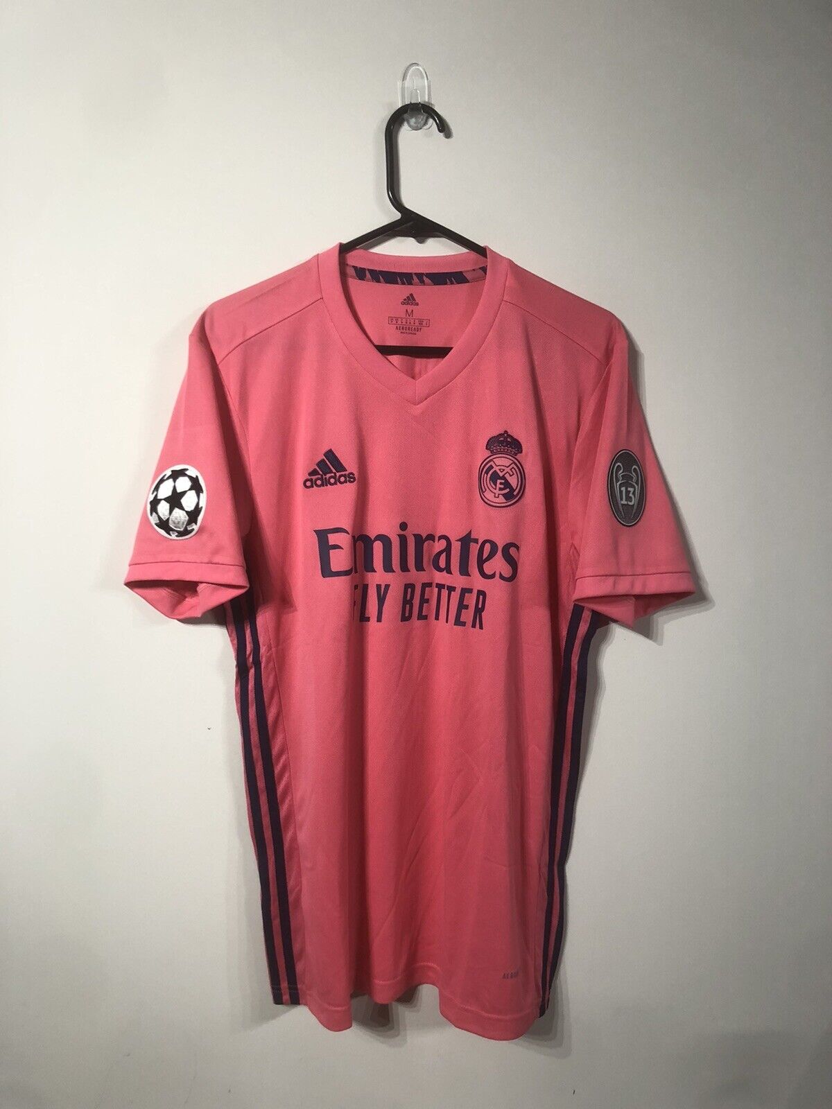 Vinicius Jr #20 Real Madrid 2020/21 Medium Away Shirt Jersey BNWT GI6463