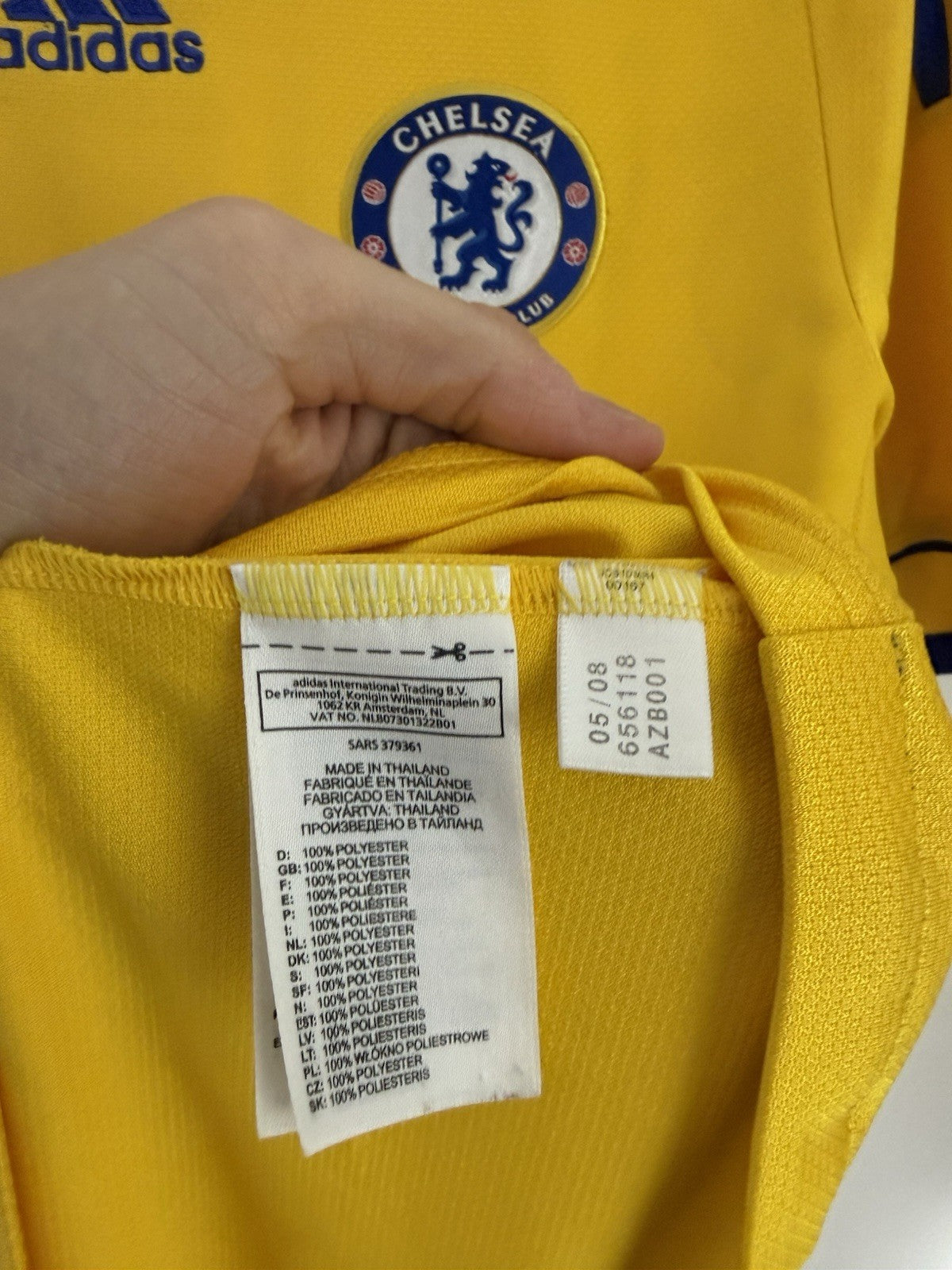 Chelsea Terry #26 2008/09 Medium 3rd Shirt Adidas Very Good Condition 656118