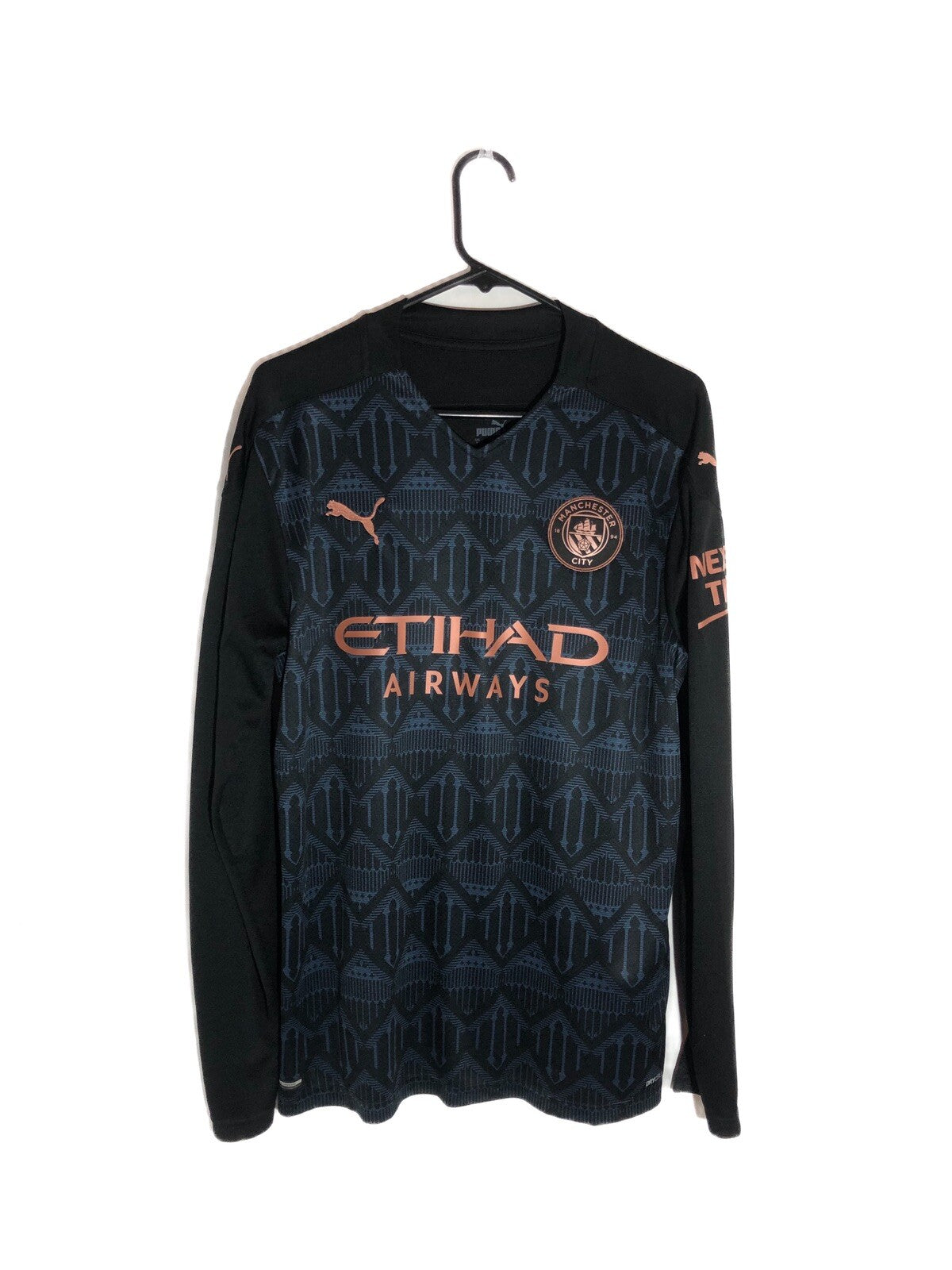 De Bruyne #17 Manchester City 2020/21 Large Away Excellent Condition 757092-02