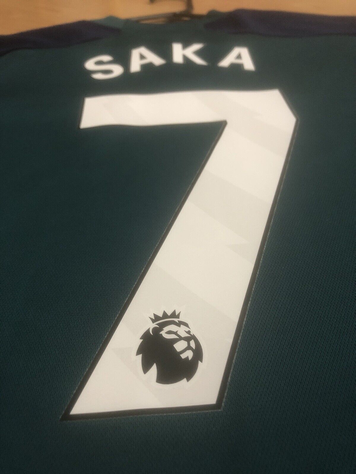 Saka #7 Arsenal 2023/24 Large 3rd Shirt Adidas Excellent Condition HR6935