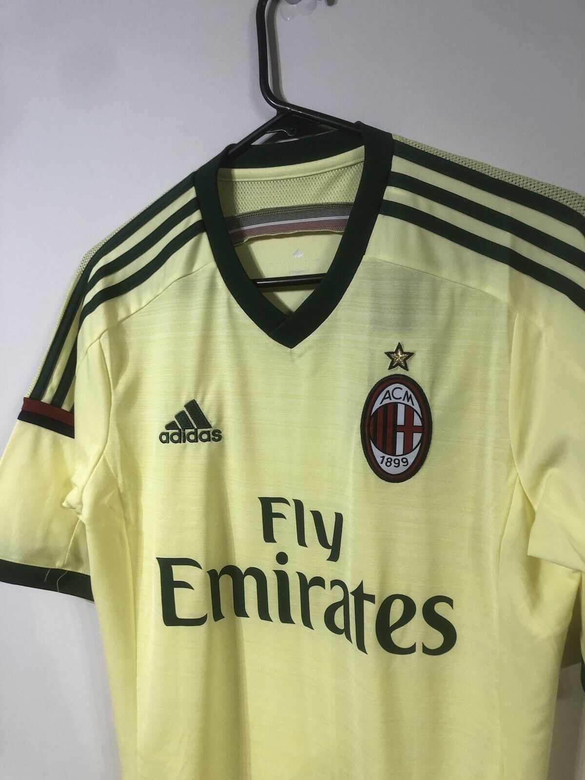 De Sciglio #2 BNWT Small AC Milan 2014/15 3rd Football Shirt Jersey Adidas