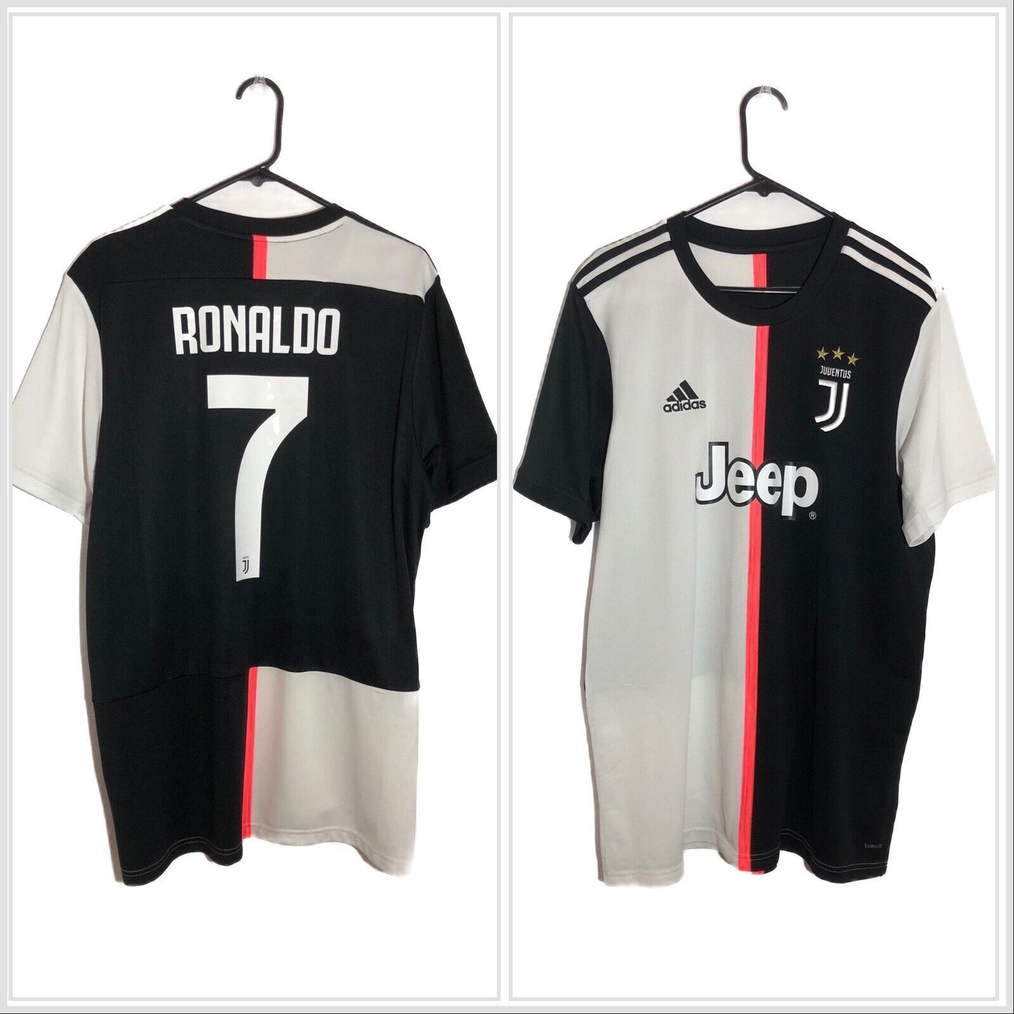 Ronaldo 7 Juventus 2019 20 Xl Home Shirt Excellent Condition Dw5455