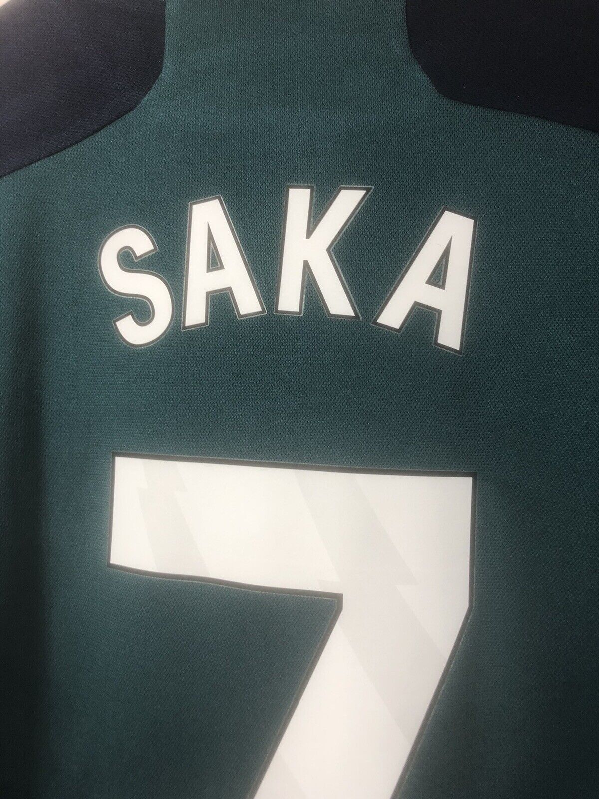 Saka #7 Arsenal 2023/24 Large 3rd Shirt Adidas Excellent Condition HR6935