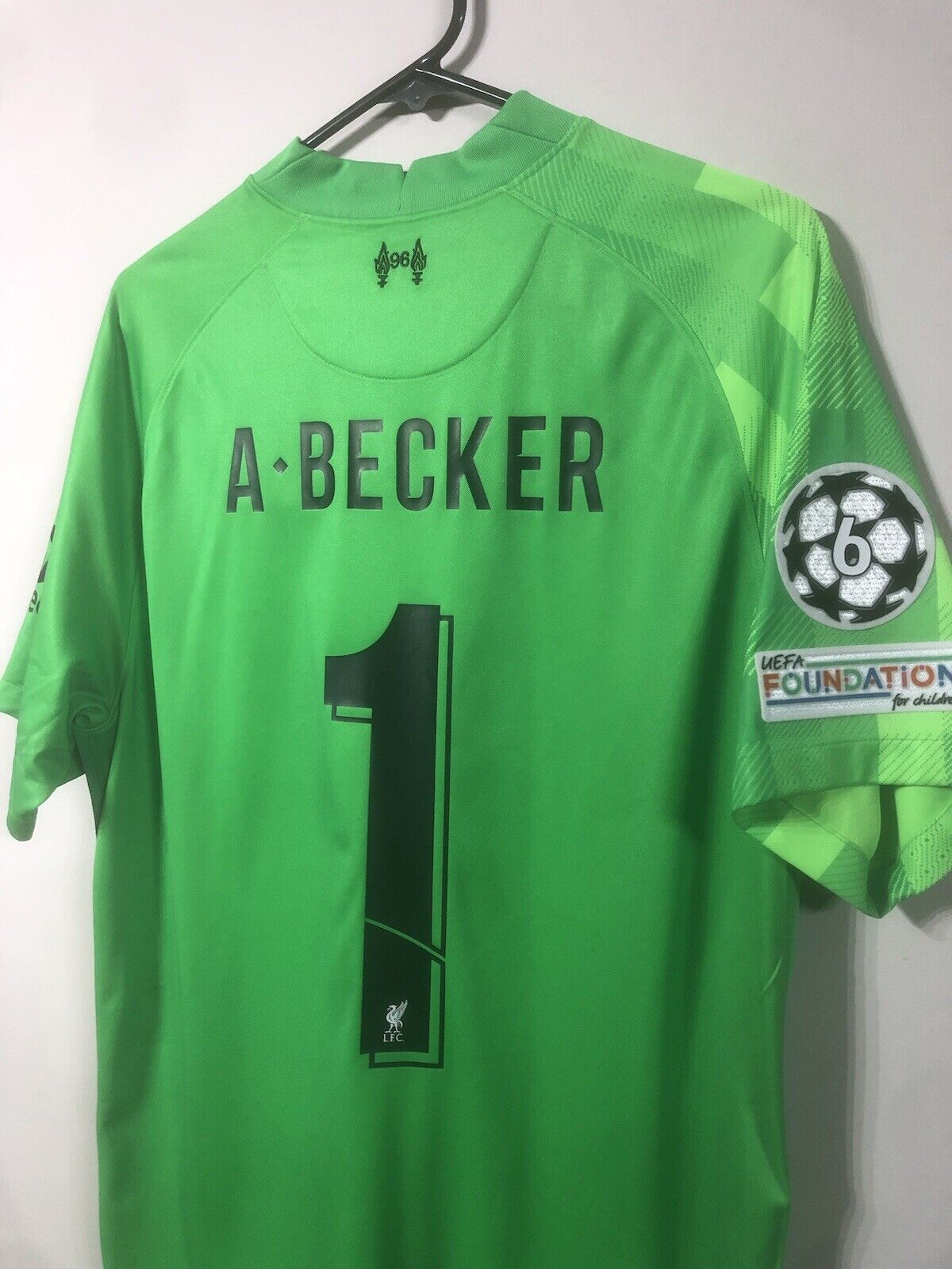 A Becker 1 Liverpool 2021 22 Large Home Goalkeeper Brand New With Tag Db2559 330