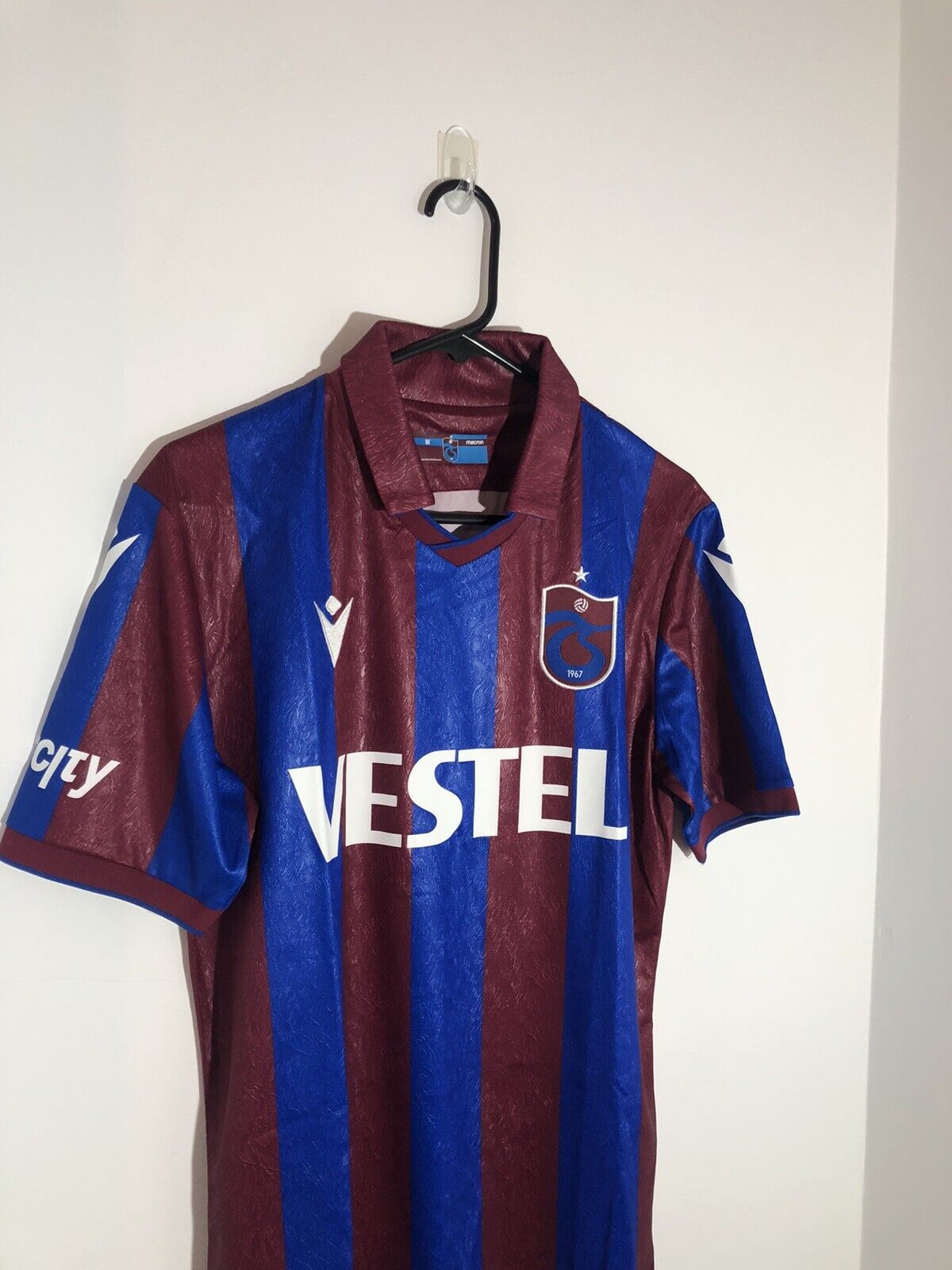 Trabzonspor Medium Authentic Home 2020 21 Shirt Macron Excellent Condition