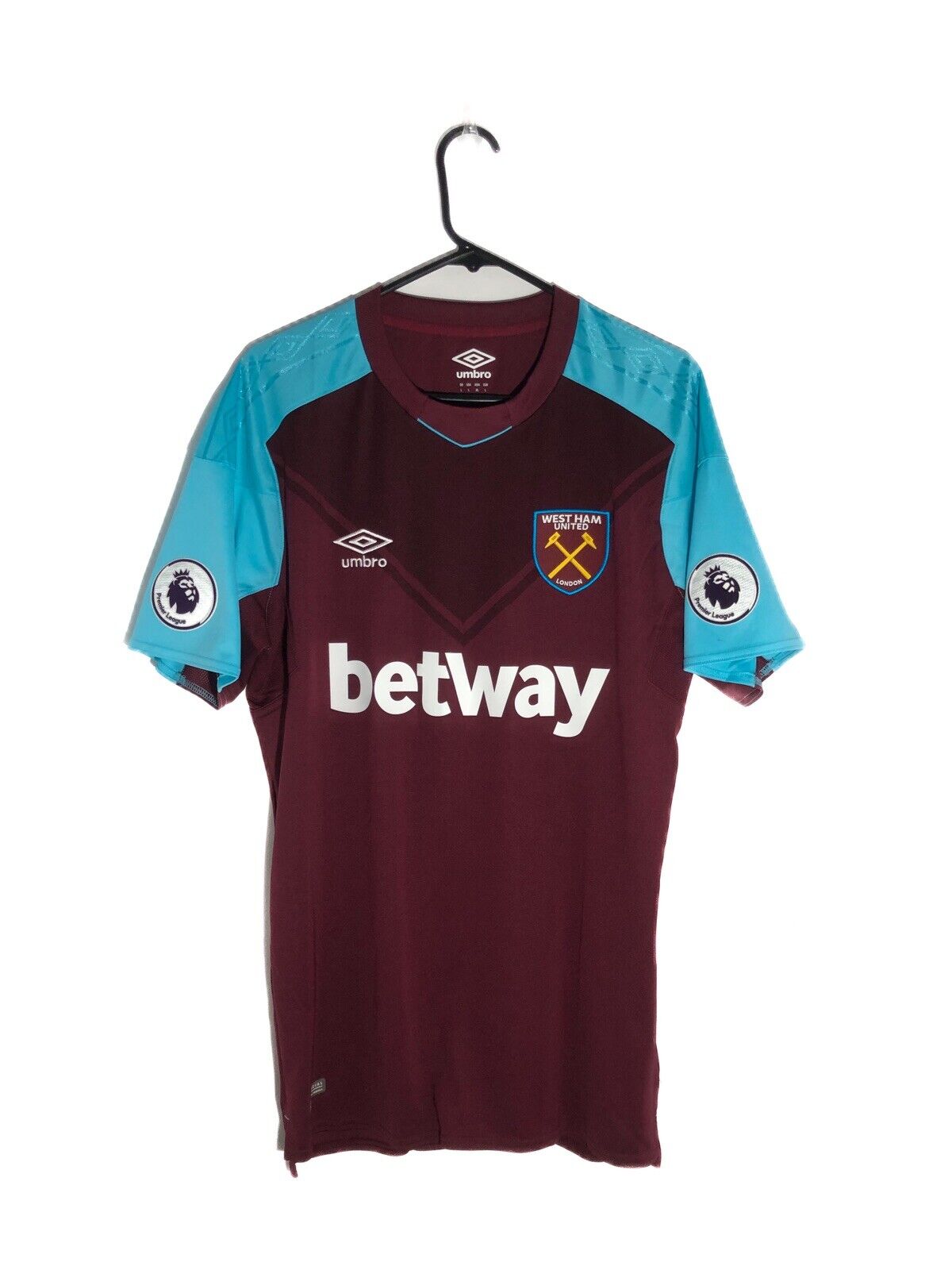 Chicharito 17 West Ham United 2017 18 Large Home Shirt Umbro Excellent Condition