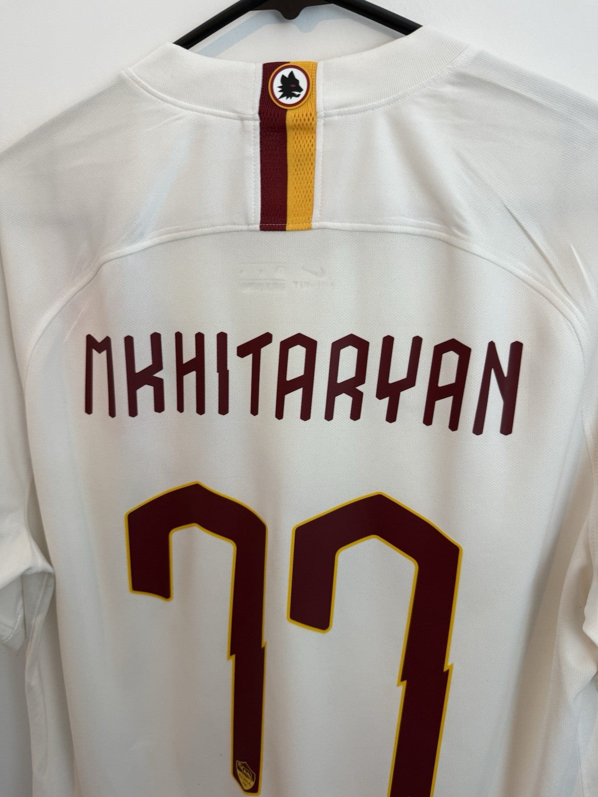 AS Roma Mkhitaryan #77 2019/20 Large Away Shirt Excellent Condition AJ5558-100