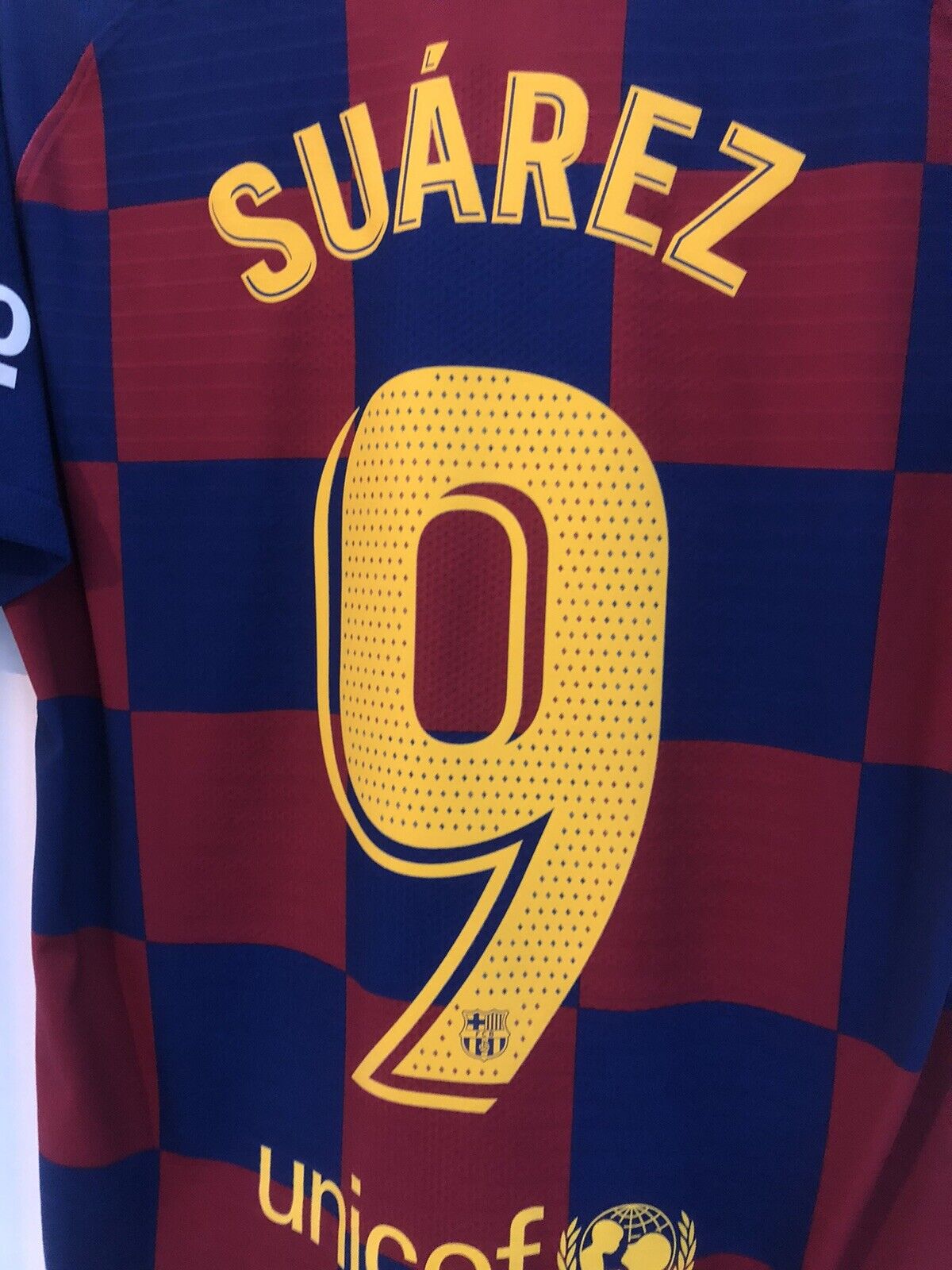 Suarez 9 Barcelona Vaporknit Medium 2019 20 Home Excellent Condition Aj5257 456