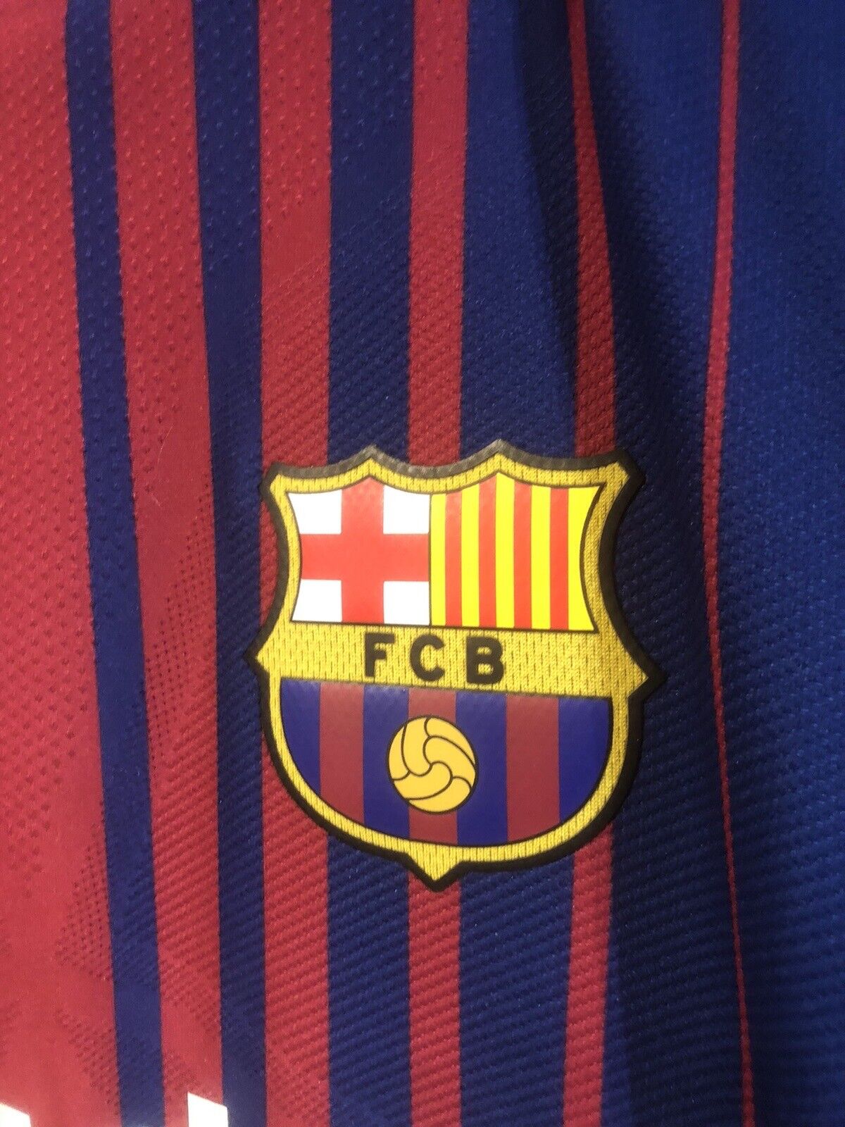 Suarez #9 Barcelona 2017/18 Small Home Aeroswift Shirt Nike Excellent Condition