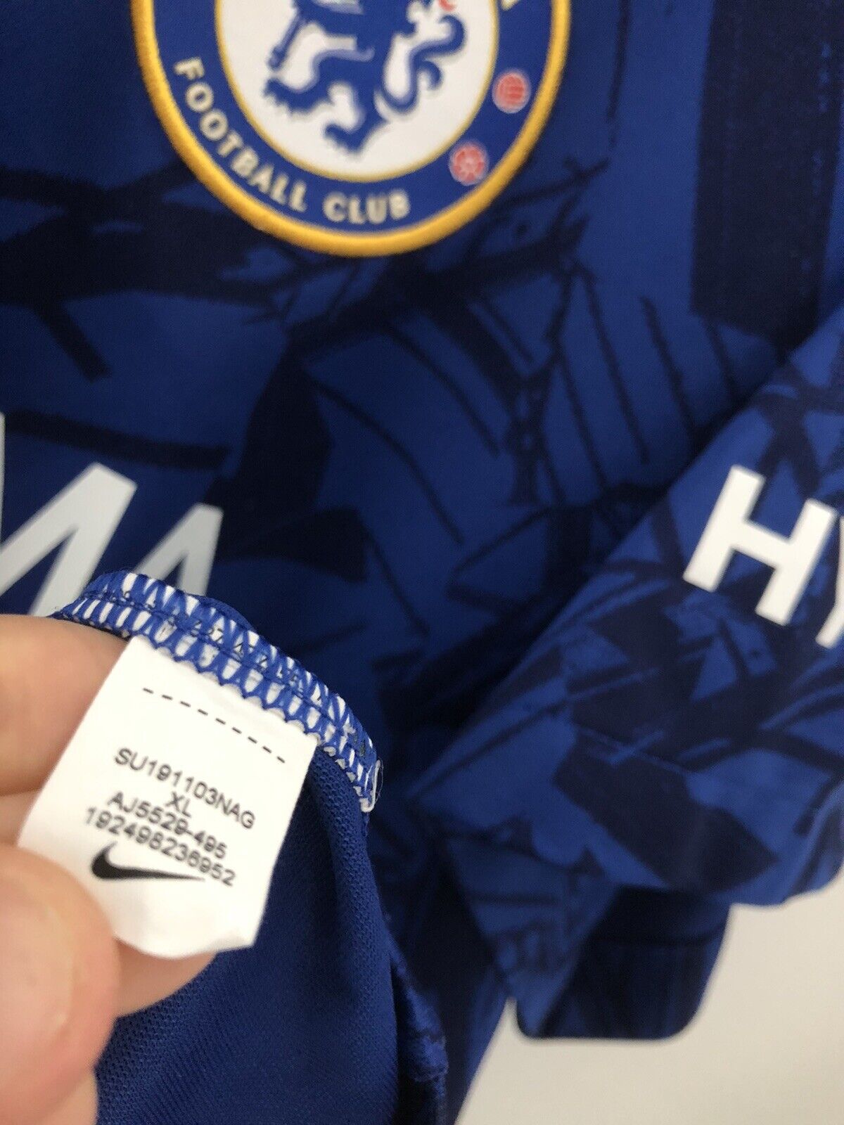 Tomori 29 Chelsea Xl 2019 20 Home Shirt Excellent Condition AJ5529 495