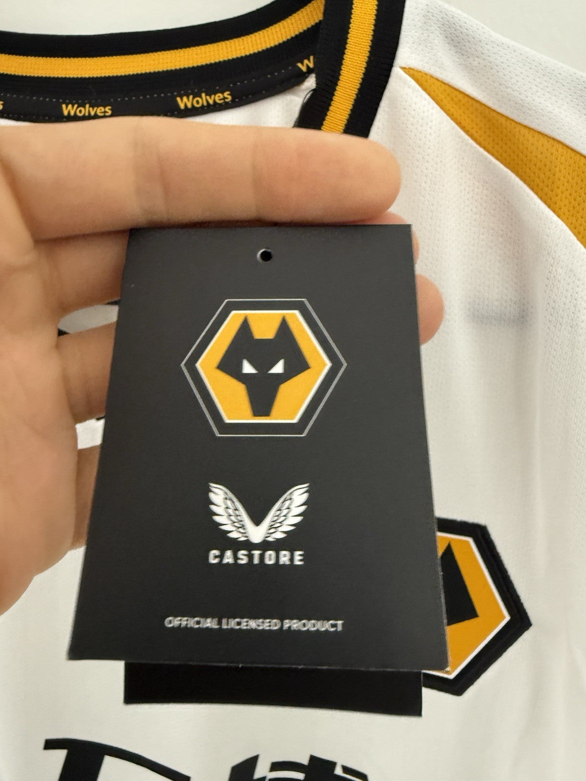 Wolverhampton Wanderers Neto #7 2021/22 Large 3rd Shirt Castore BNWT
