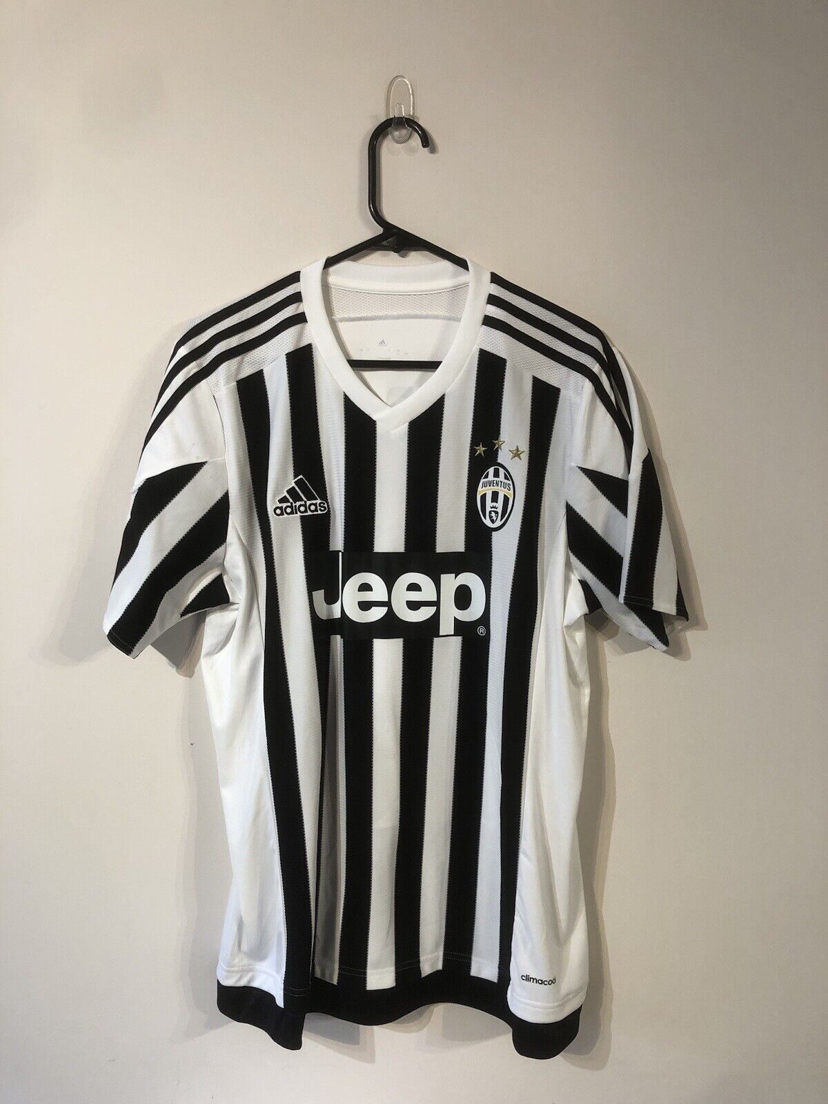 Morata #9 Juventus 2015/16 Large Home Football Shirt Jersey Adidas BNWT