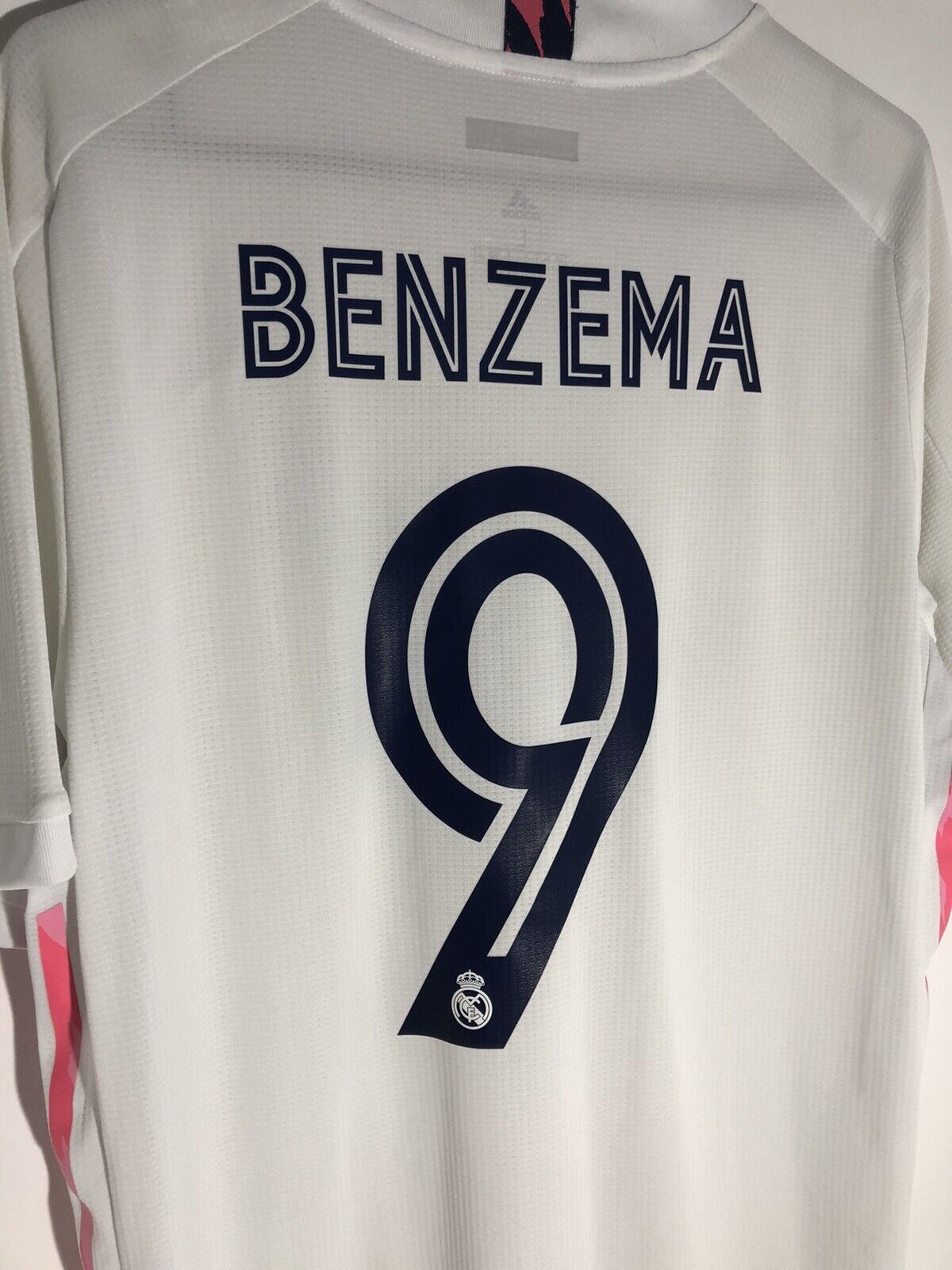 Benzema 9 Real Madrid 2020 21 Large Authentic Home Excellent Condition Fm4736
