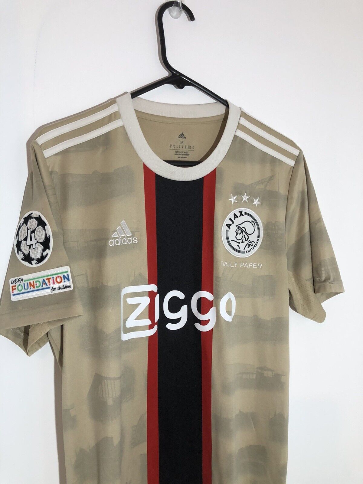 J Timber #2 Ajax Amsterdam Daily Paper Medium 2021/22 3rd Excellent Condition HG1393