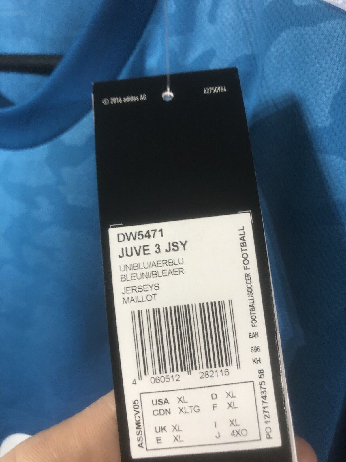 Chiellini #3 Juventus 2019/20 XL 3rd Football Shirt Jersey Adidas BNWT