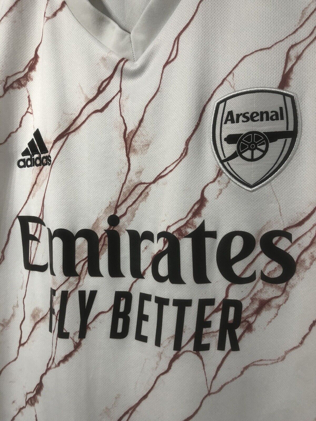 Saka #7 Arsenal 2020/21 XL Away Shirt Adidas Excellent Condition EH5815