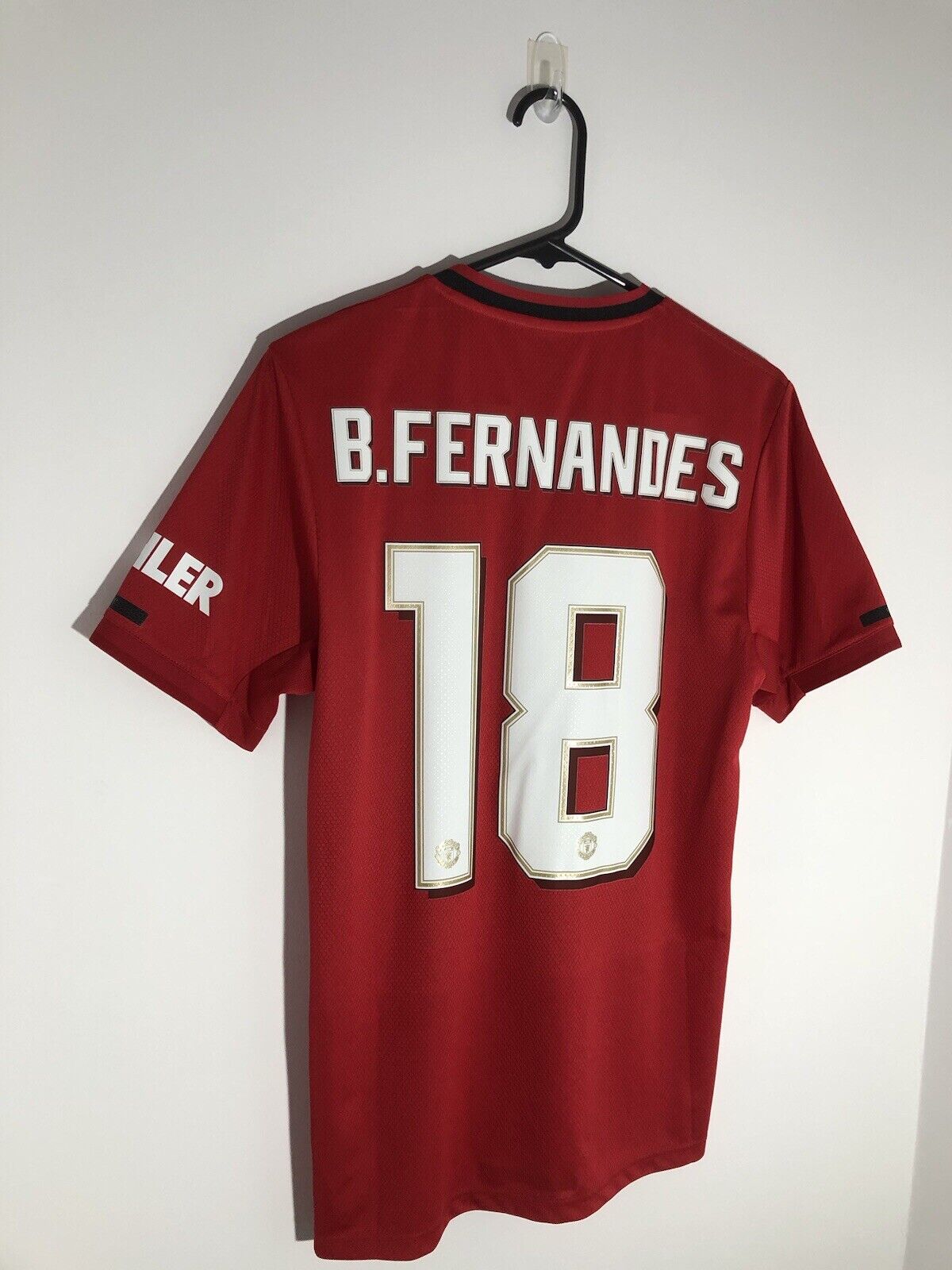 B Fernandes 18 Manchester United Small 2019 20 Home Shirt Excellent Cond Ed7386