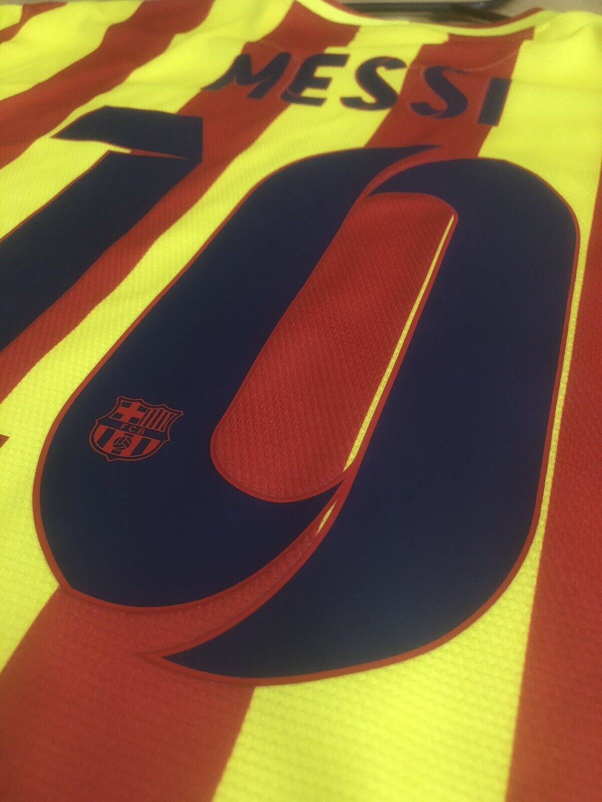 Messi 10 Barcelona 2013 14 Xl Away Shirt Excellent Condition 532823 703