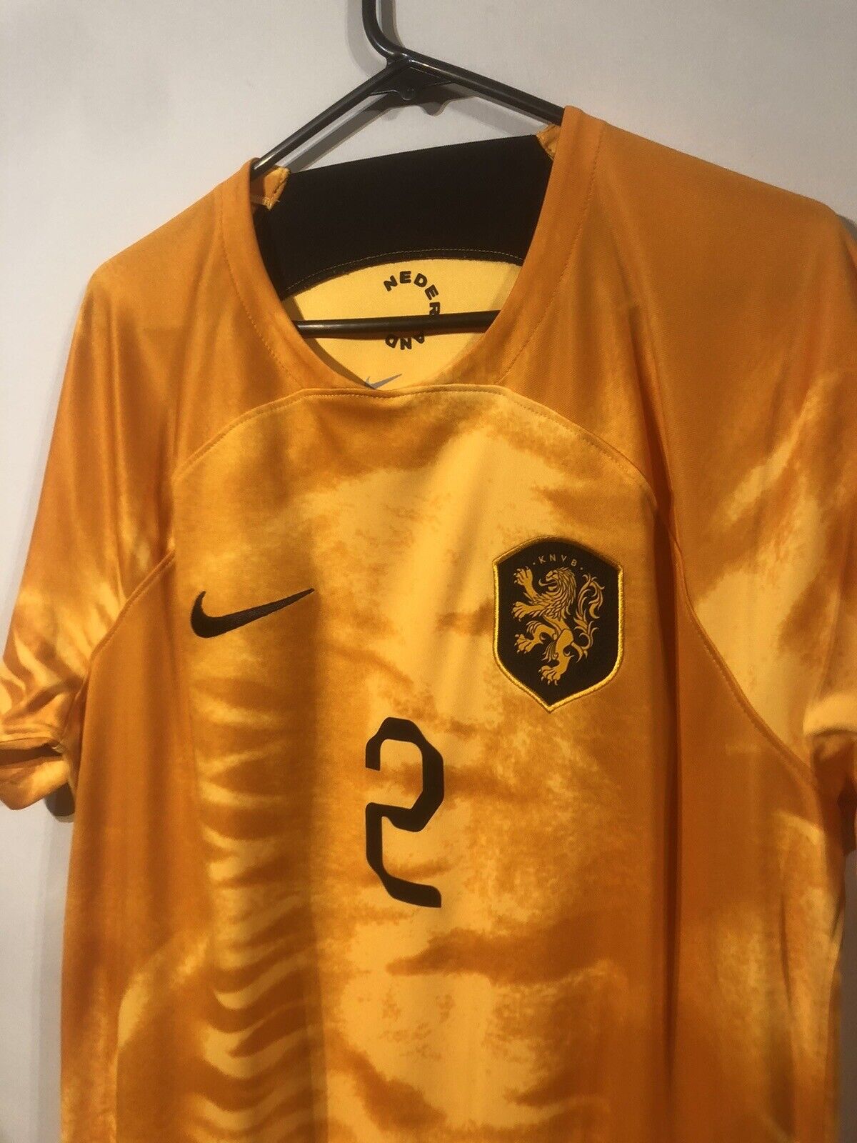 Timber #2 Netherlands 2022 Home Large Football Shirt Nike Excellent Condition