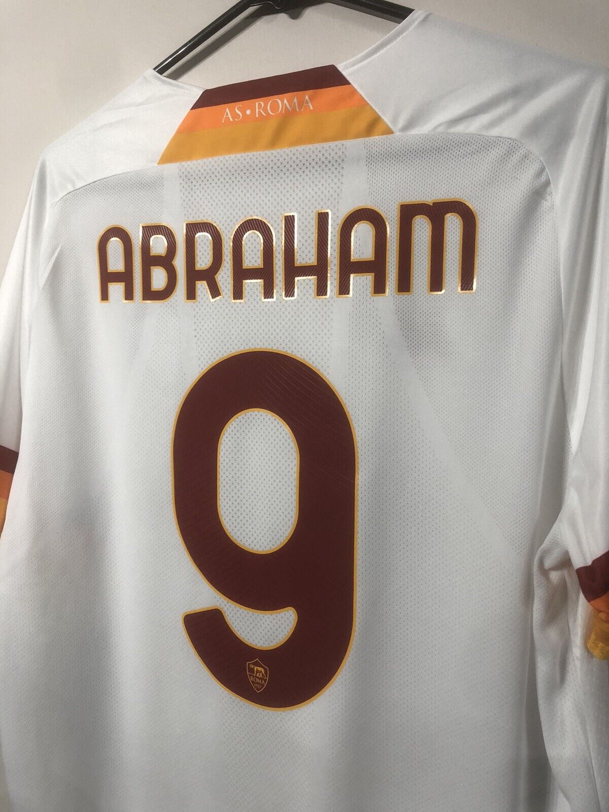 Abraham #9 AS Roma Away 2021/22 Large Shirt New Balance BNWT