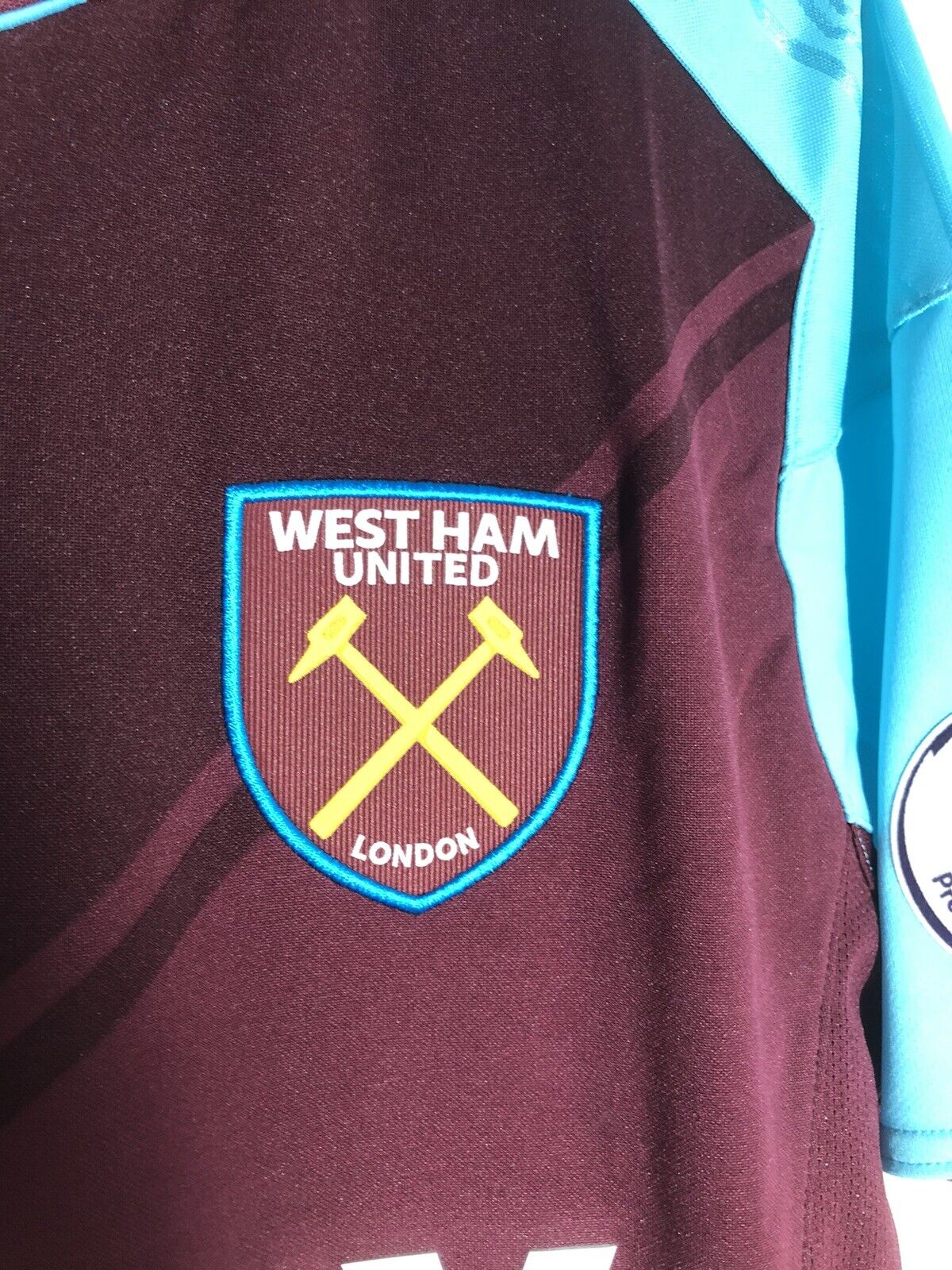 Chicharito 17 West Ham United 2017 18 Large Home Shirt Umbro Excellent Condition