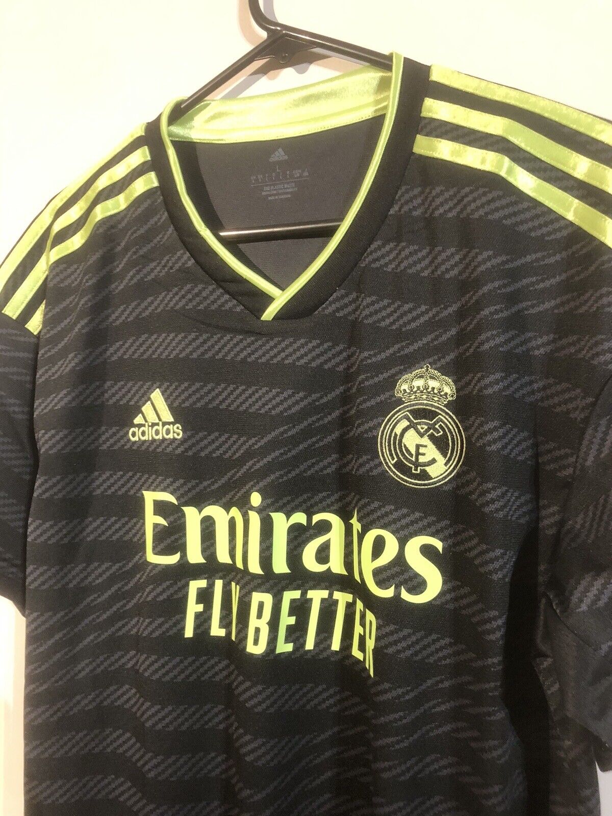 Vini Jr #20 Real Madrid 2022/23 3rd Large Football Shirt Adidas BNWT