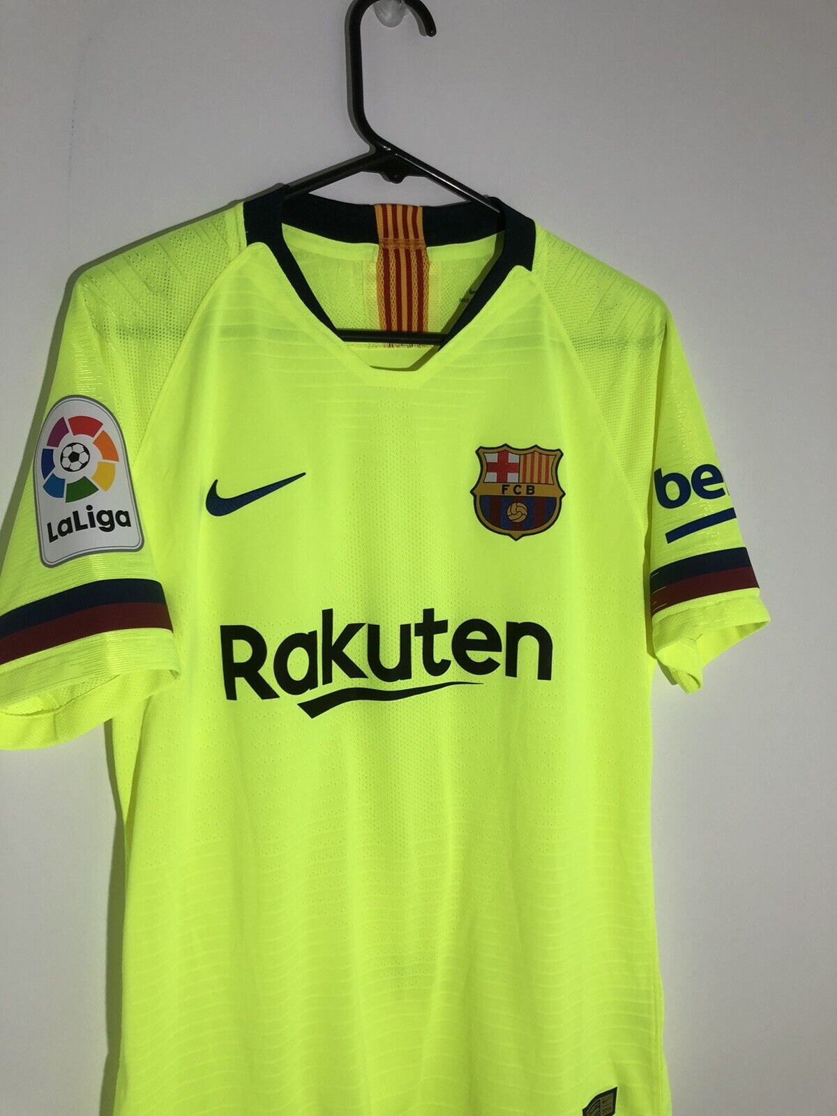 Messi 10 Barcelona Medium 2018 19 Vaporknit Away Excellent Condition 847254 484