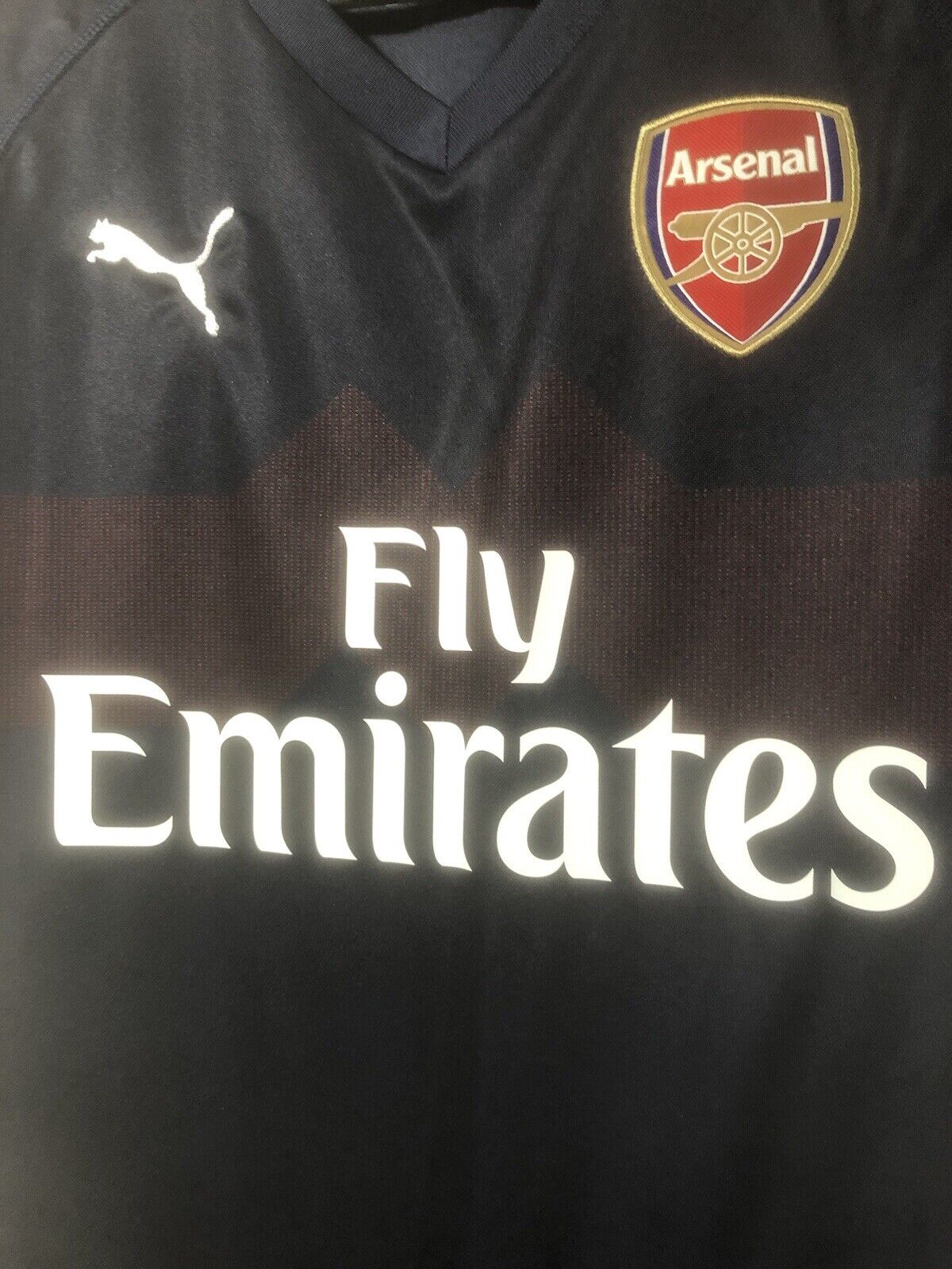 Özil #10 Arsenal 2018/19 Small Away Puma Excellent Condition 753213-13